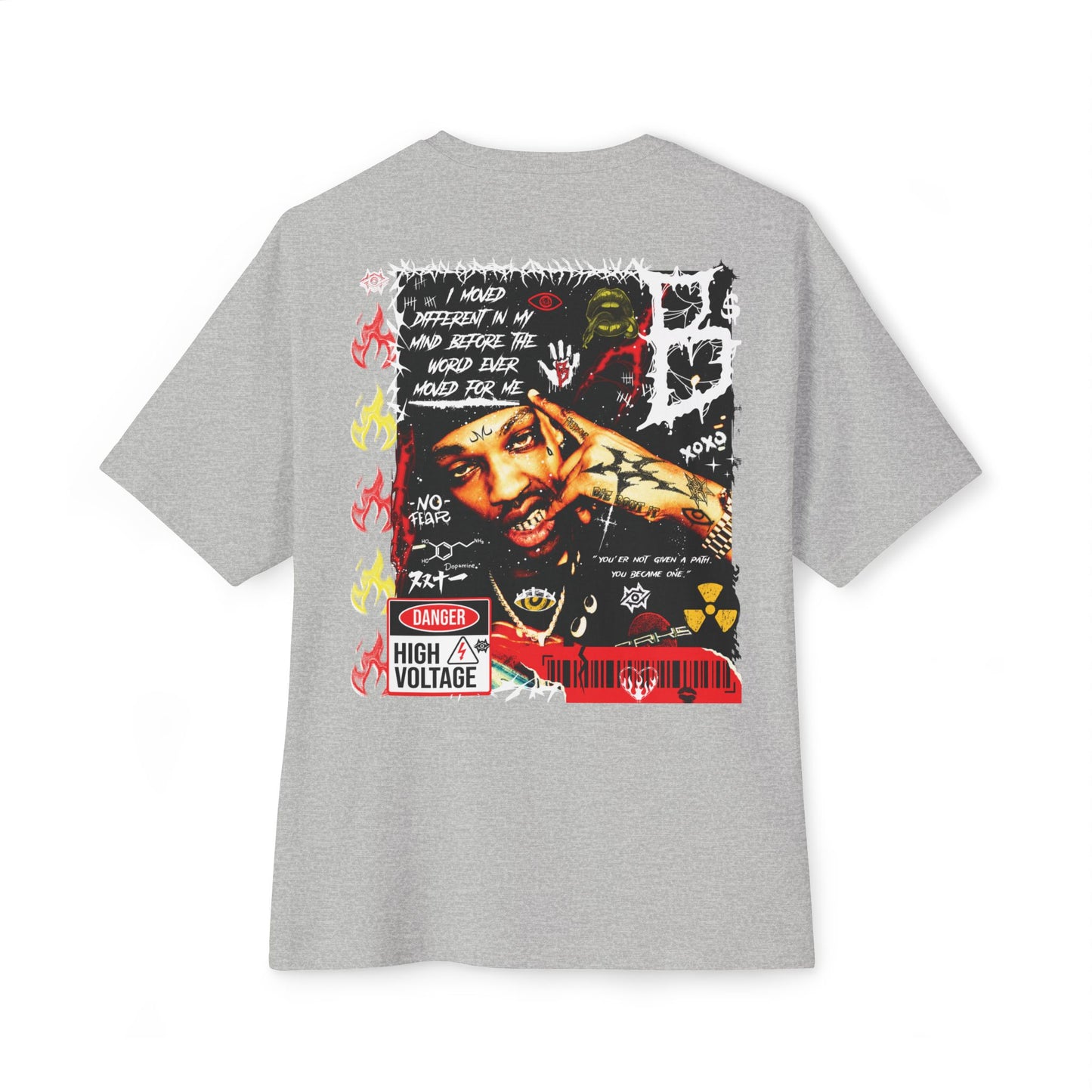 Oversized Boxy Tee- High Voltage