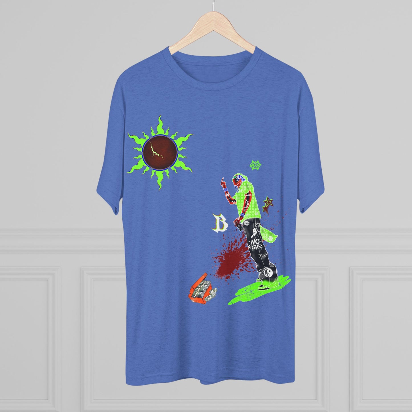 Tri Blend T-Shirt / The World Ruler