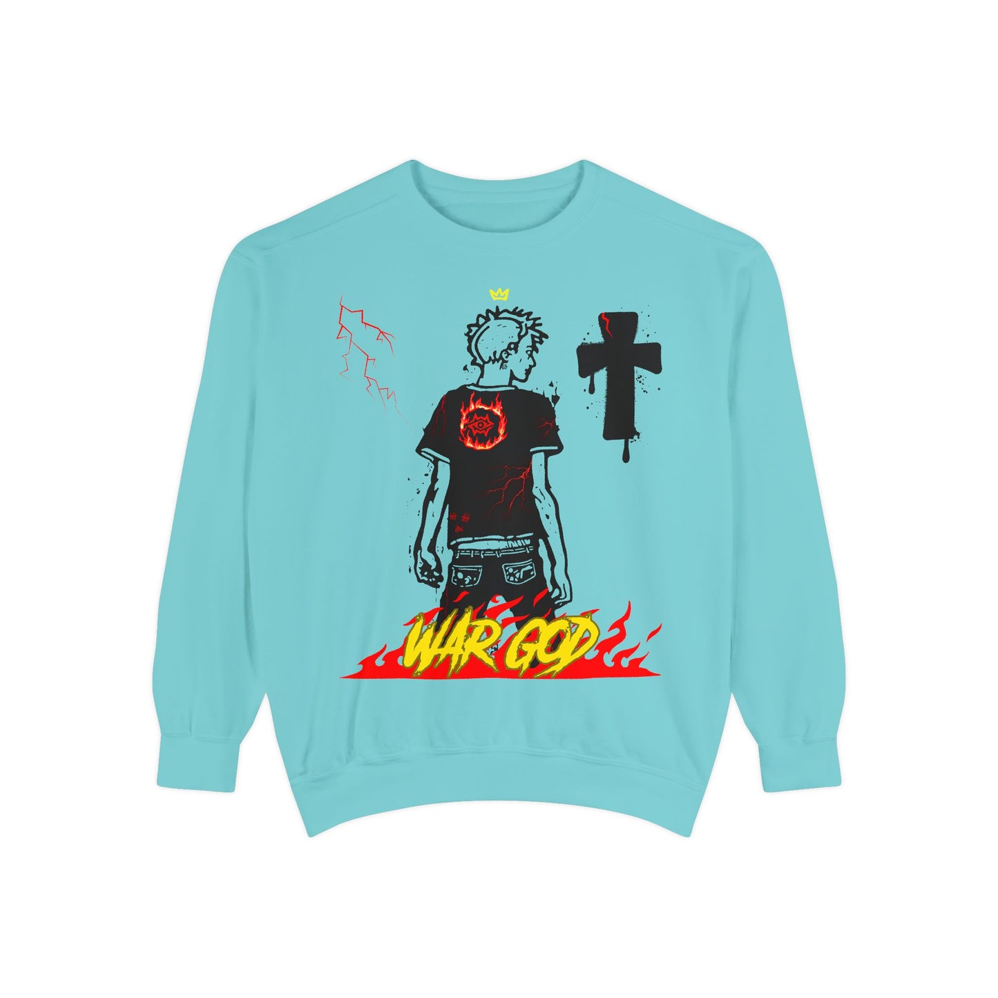 Dyed Sweatshirt /War God