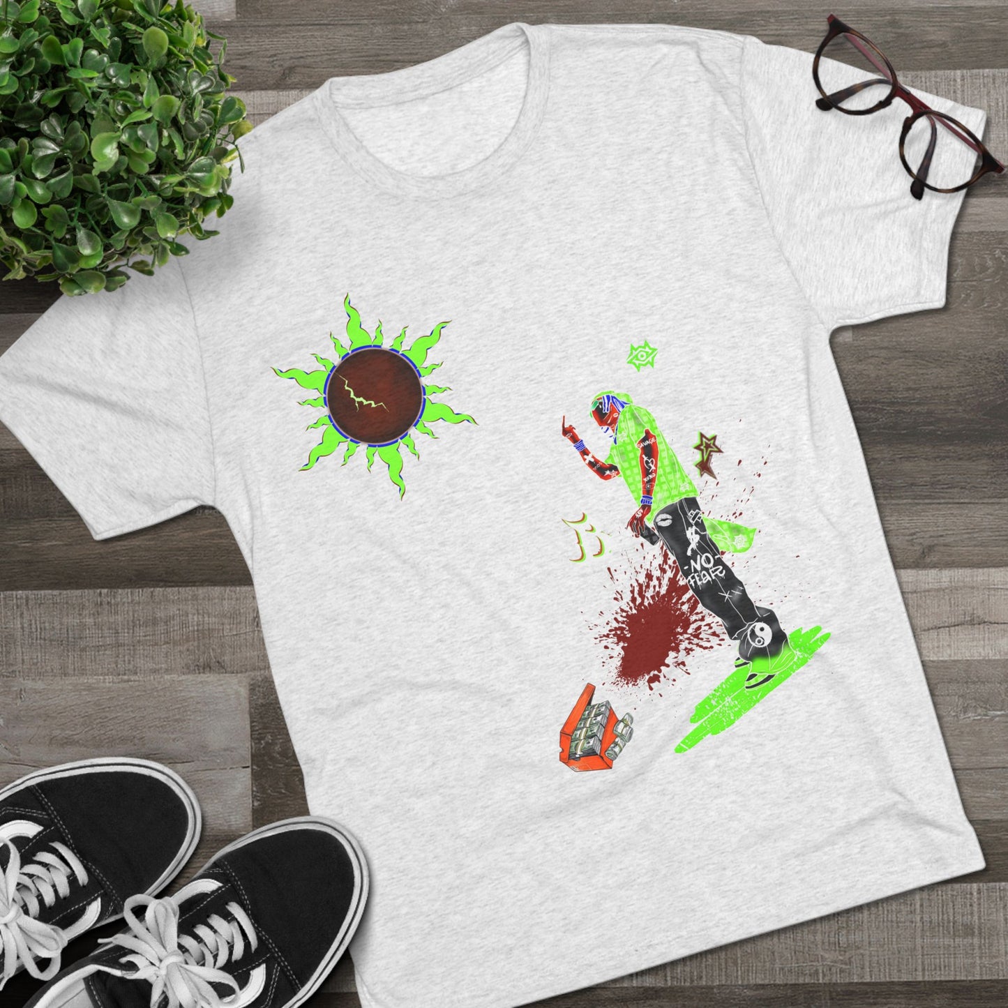 Tri Blend T-Shirt / The World Ruler