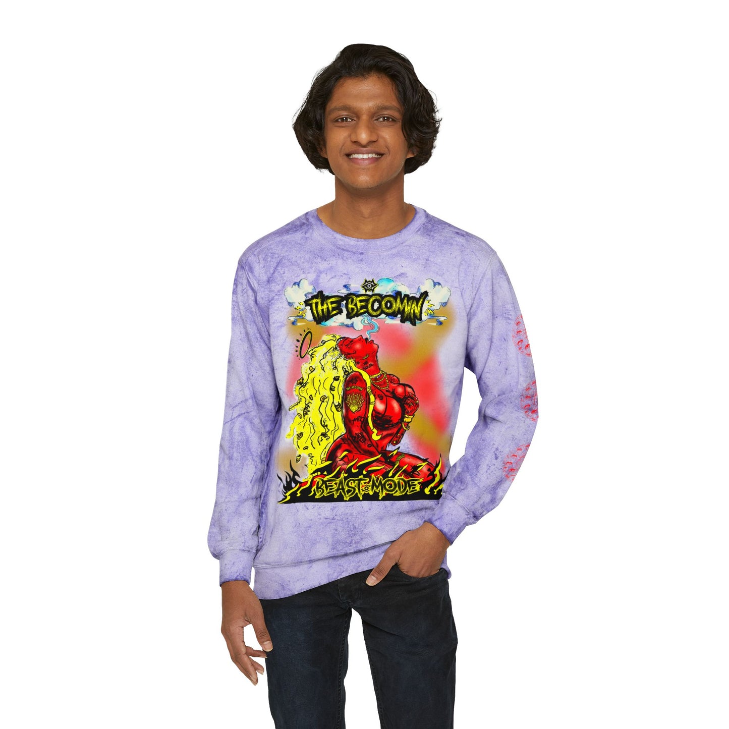 Color Blast Sweatshirt - Beast Mode