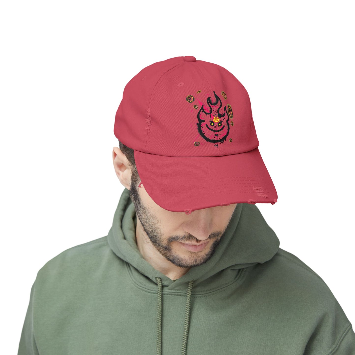 Distressed Cap-Inner Flames