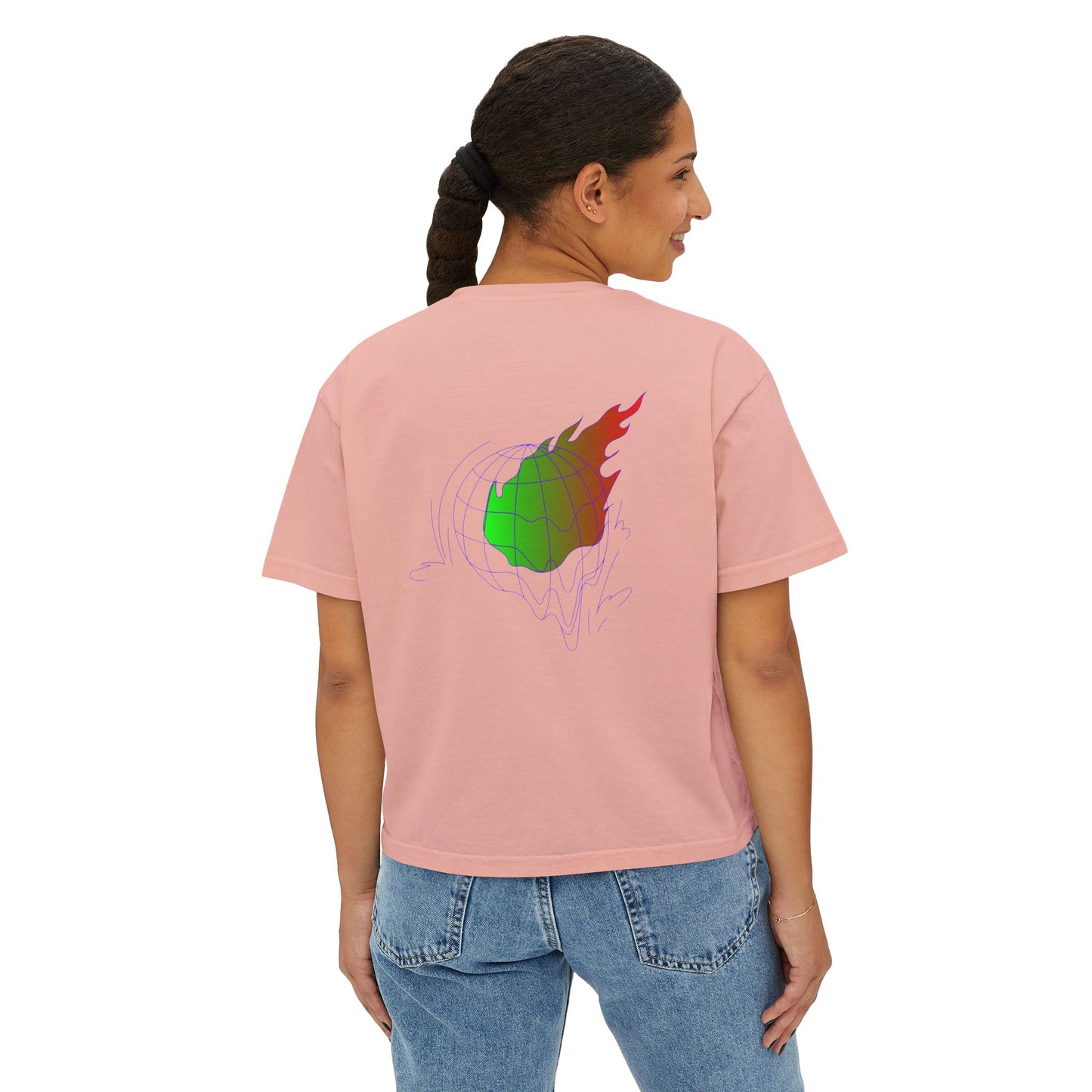 Boxy Tee - Retro Goddess