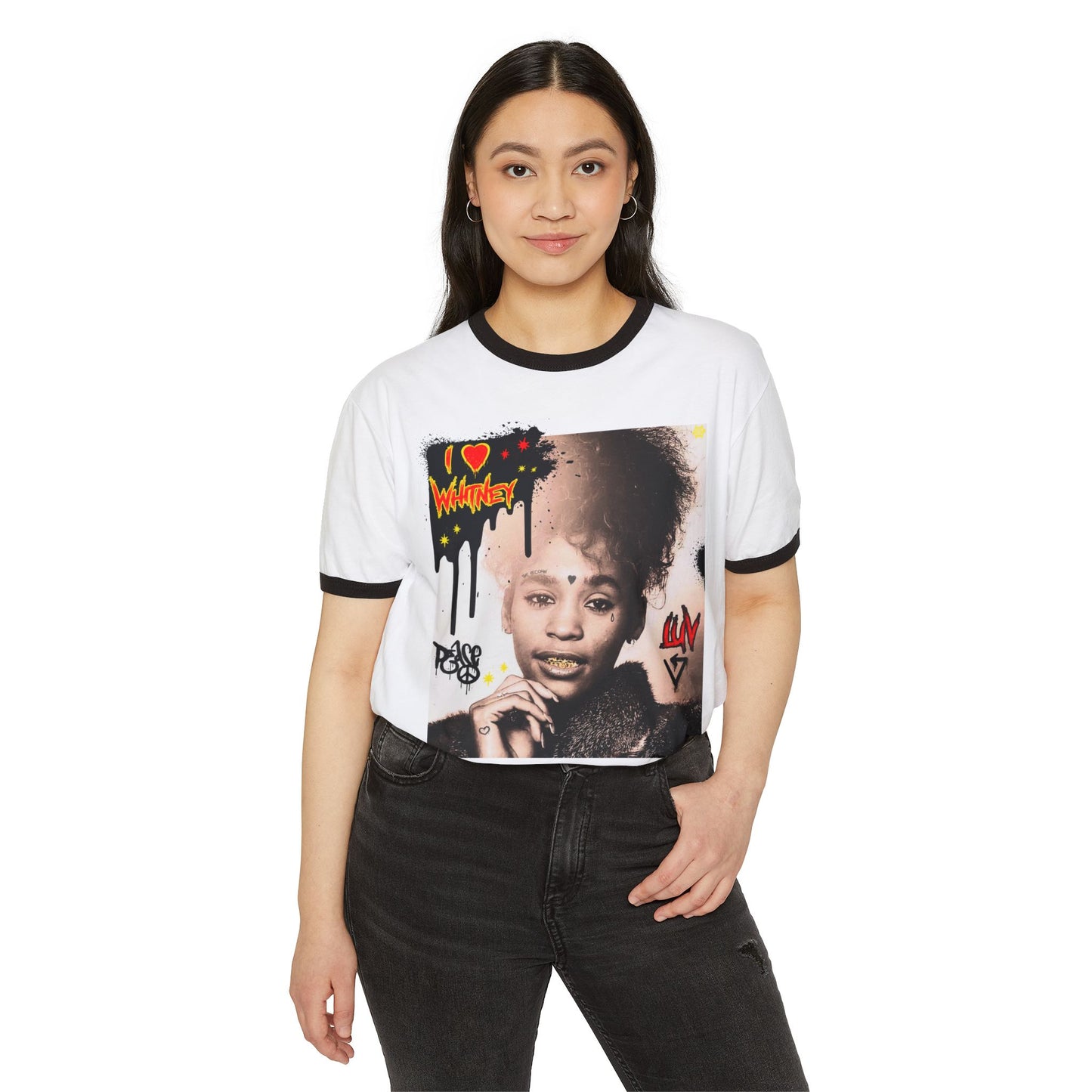 Ringer T-Shirt - I LUV WHITNEY