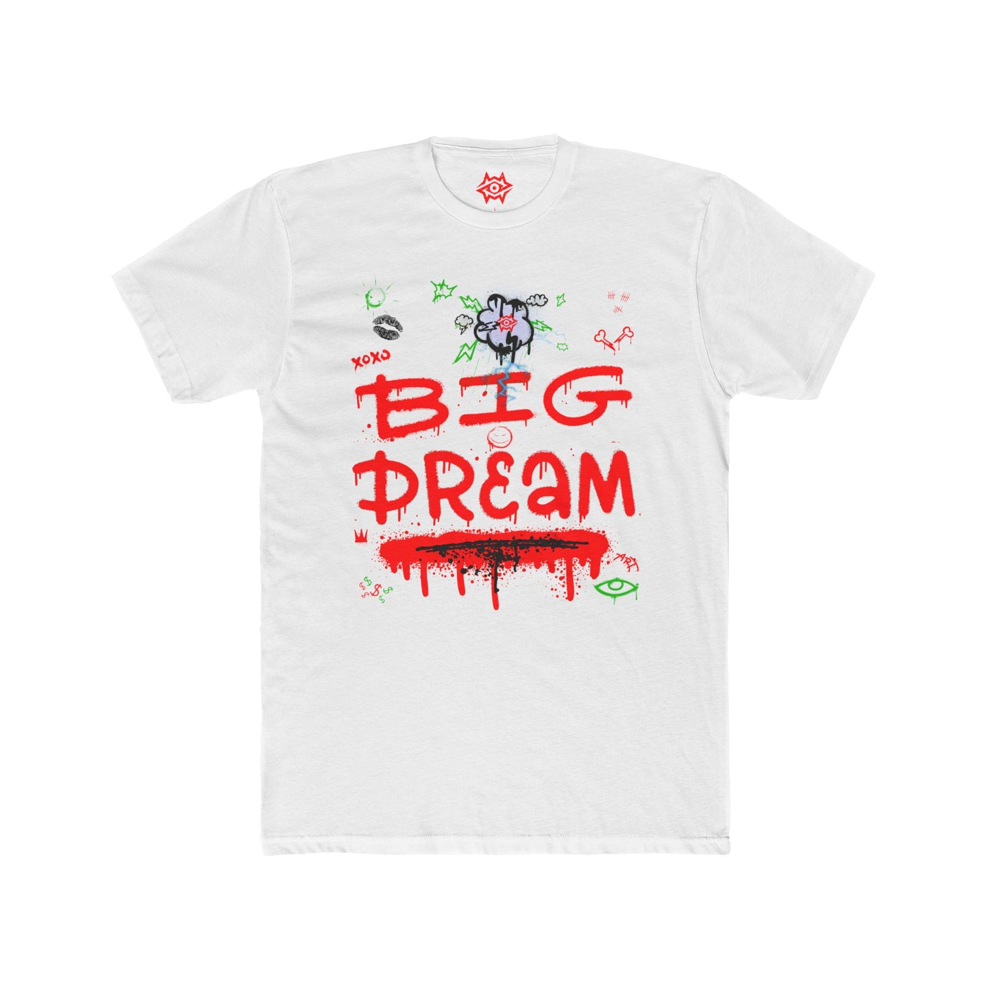 Cotton Crew Neck T-Shirt / Big Dream