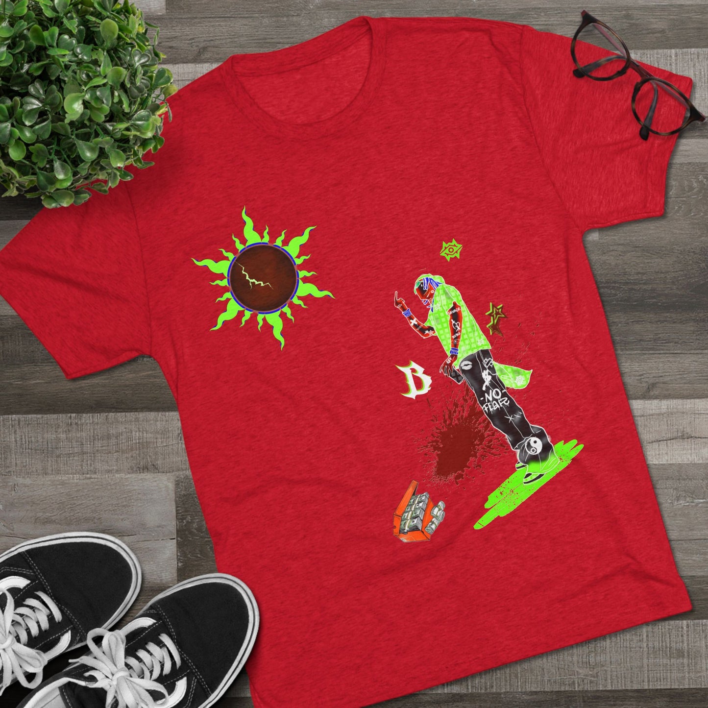 Tri Blend T-Shirt / The World Ruler