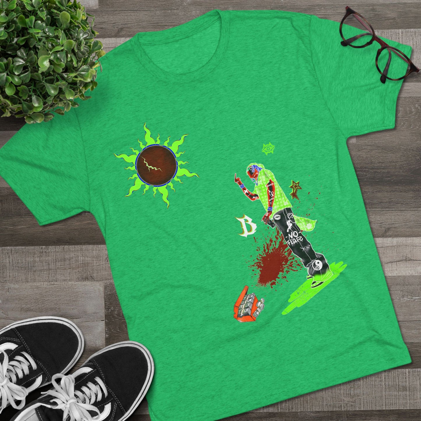 Tri Blend T-Shirt / The World Ruler
