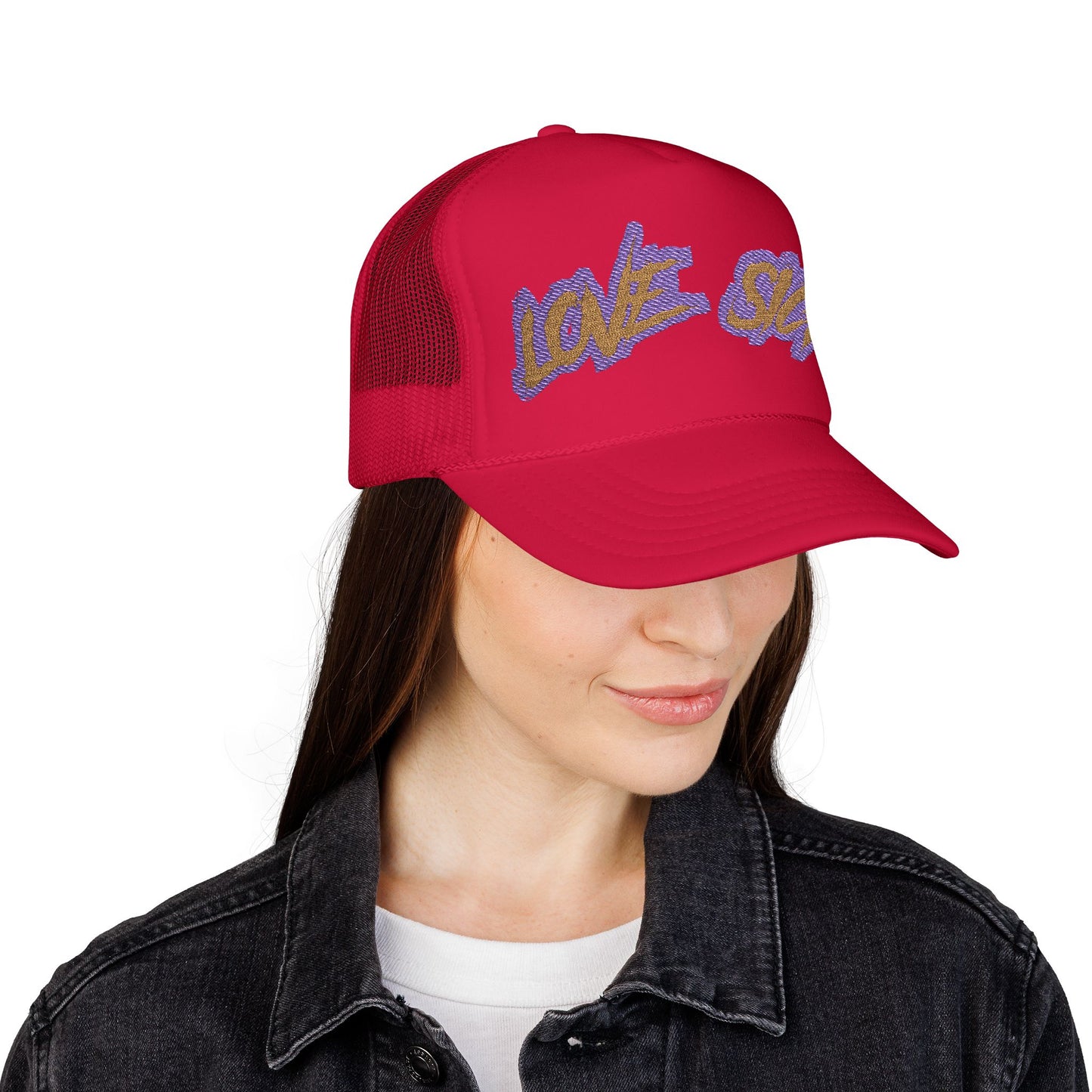 Vibrant Love & Sunk Foam Trucker Hat