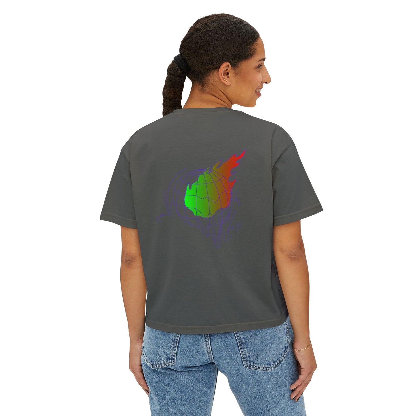 Boxy Tee - Retro Goddess