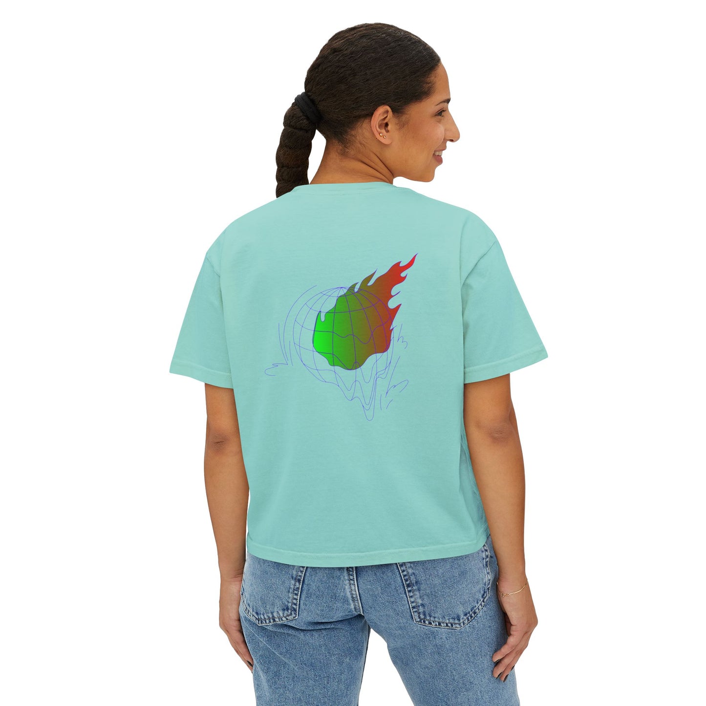 Boxy Tee - Retro Goddess