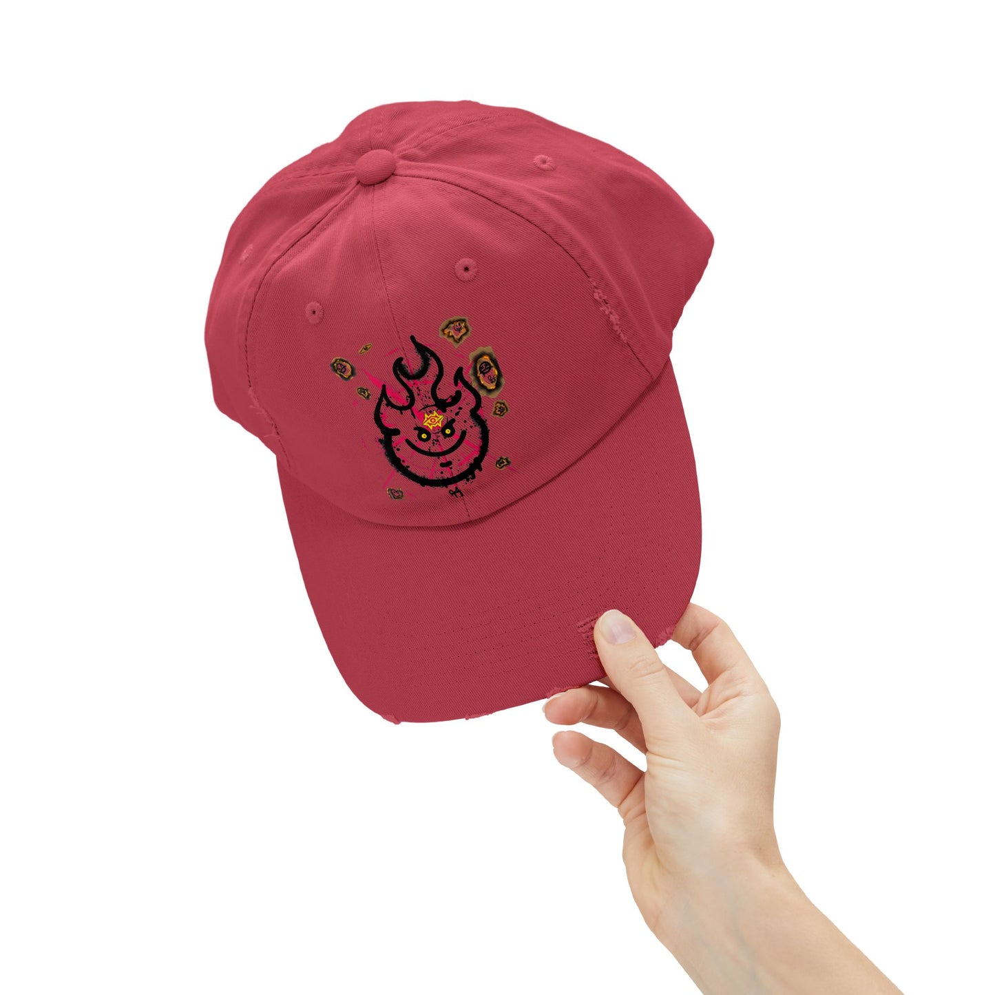 Distressed Cap-Inner Flames