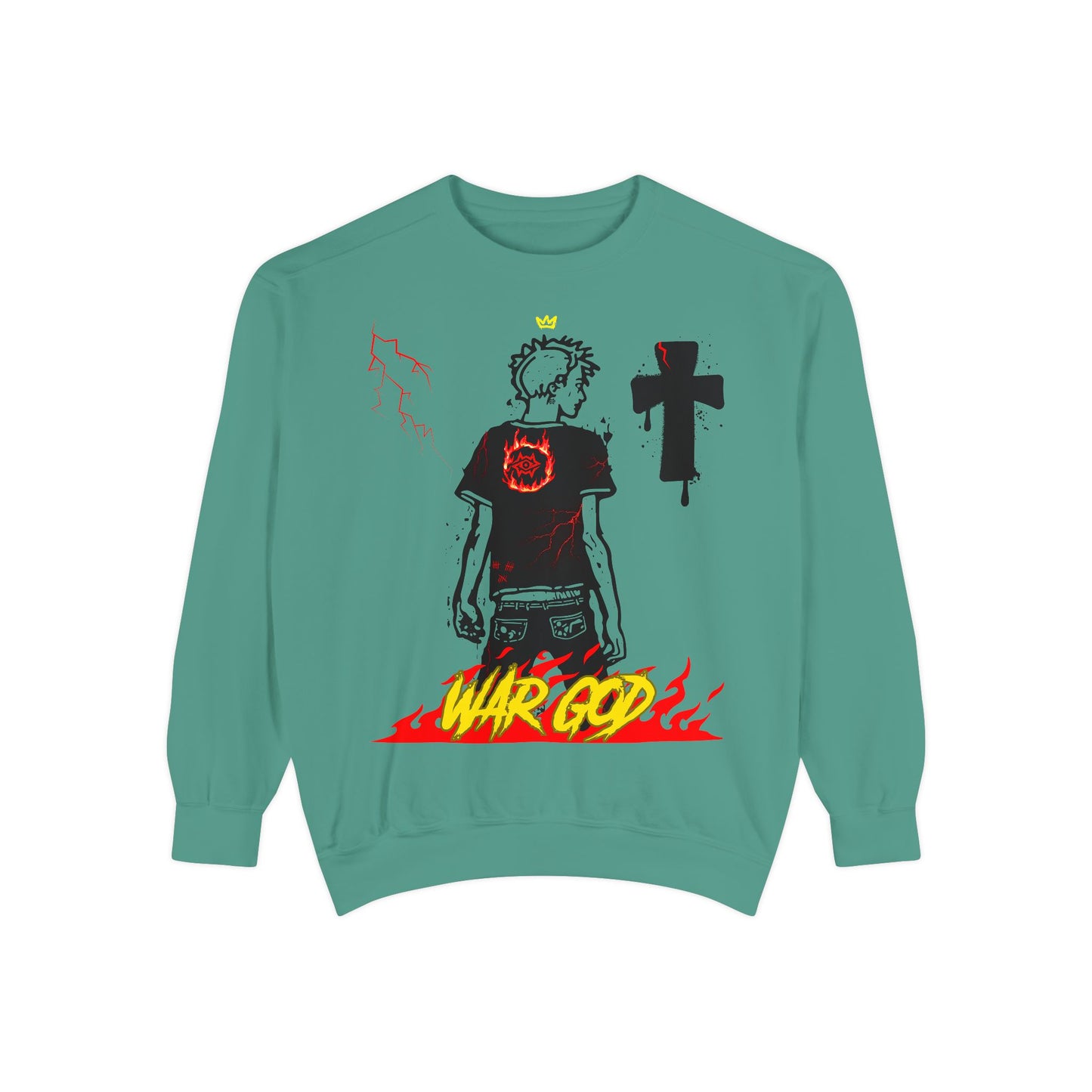 Dyed Sweatshirt /War God