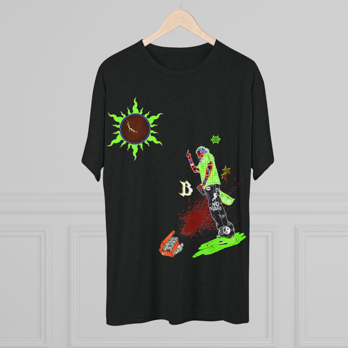 Tri Blend T-Shirt / The World Ruler