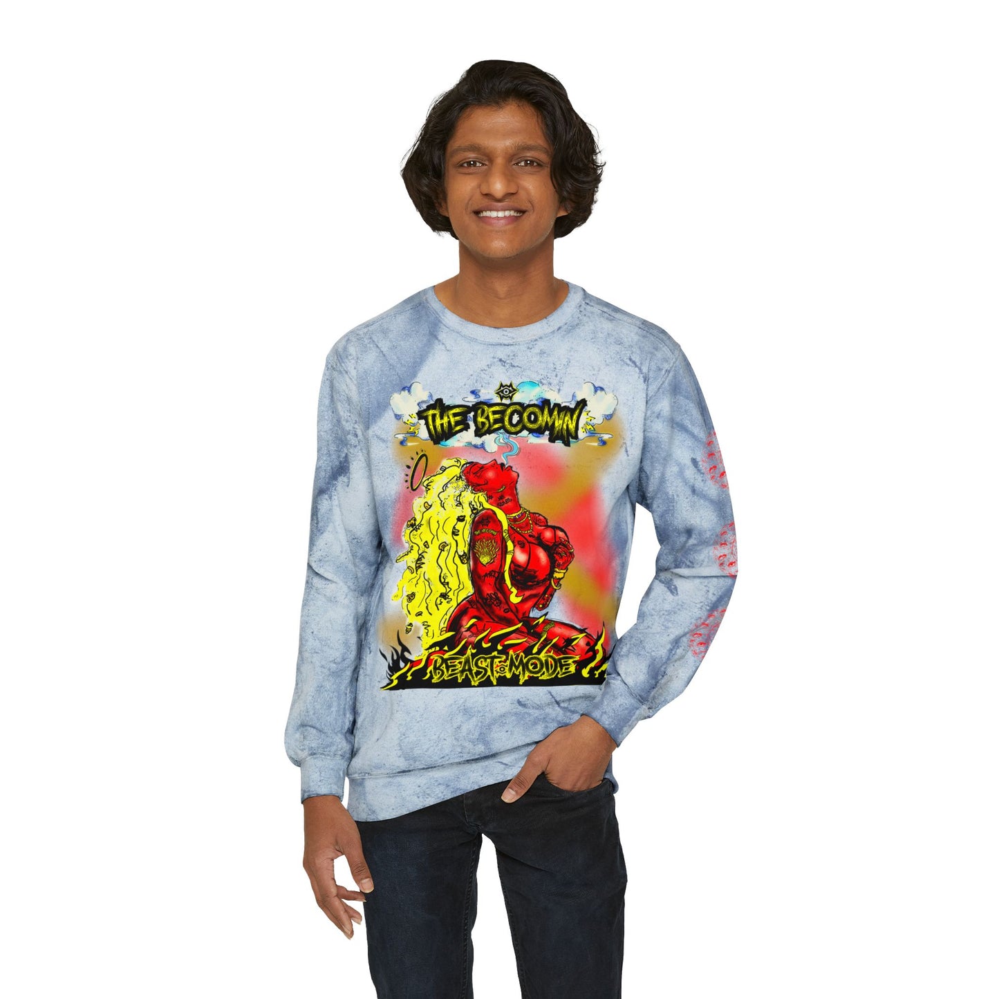 Color Blast Sweatshirt - Beast Mode