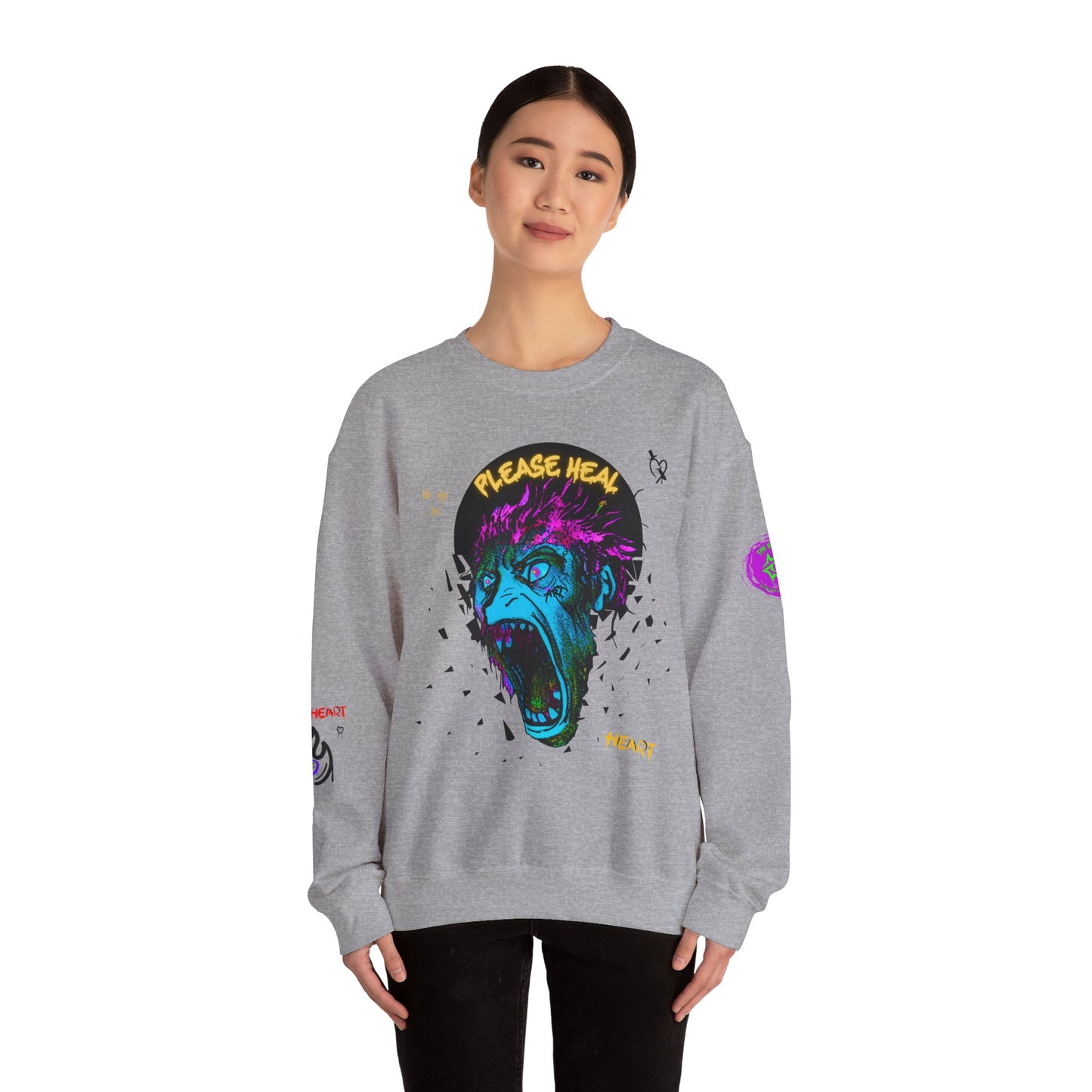 Crewneck Sweatshirt / Please Heal