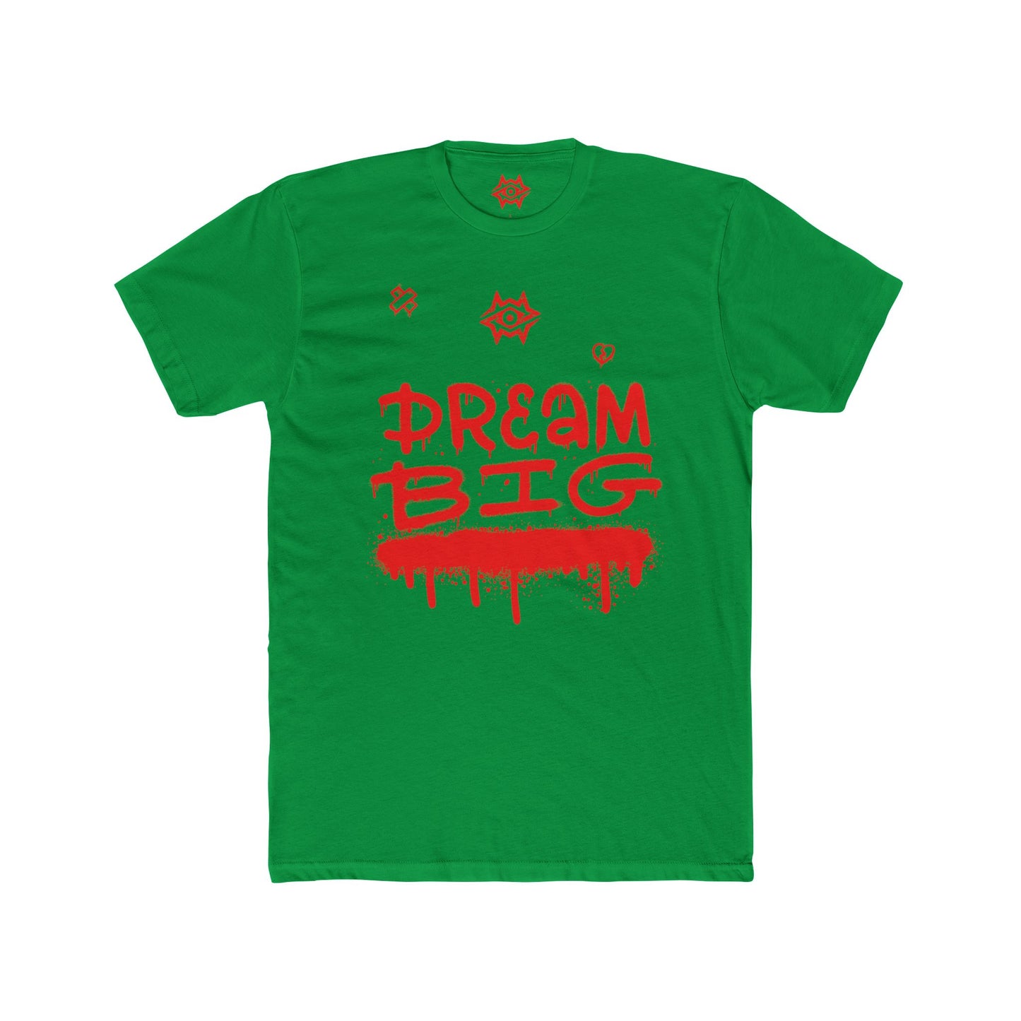 Cotton Crew Neck T-Shirt / Dream Big