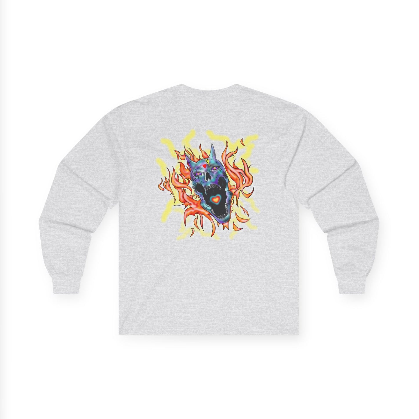 Long Sleeve Tee / Love Skull