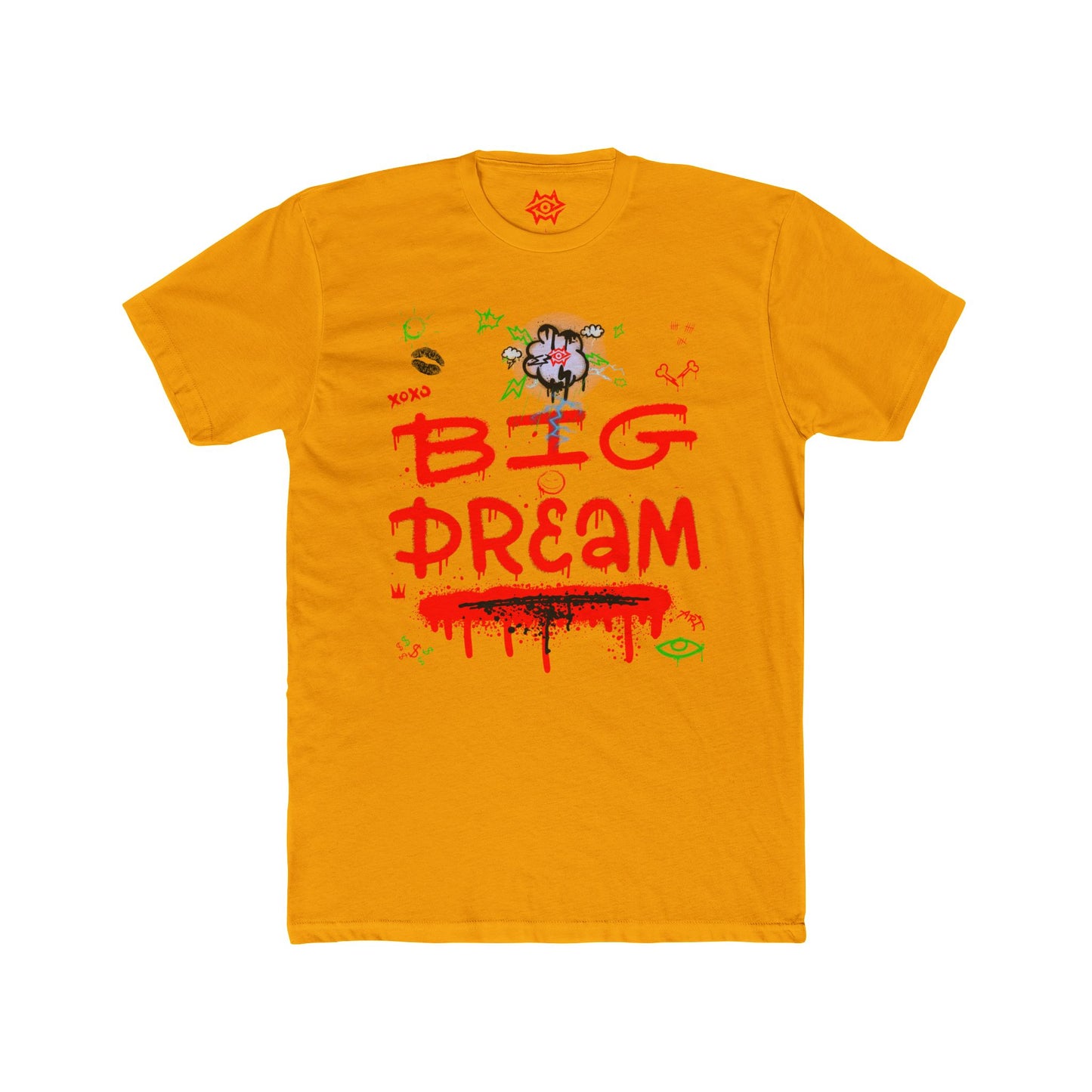 Cotton Crew Neck T-Shirt / Big Dream