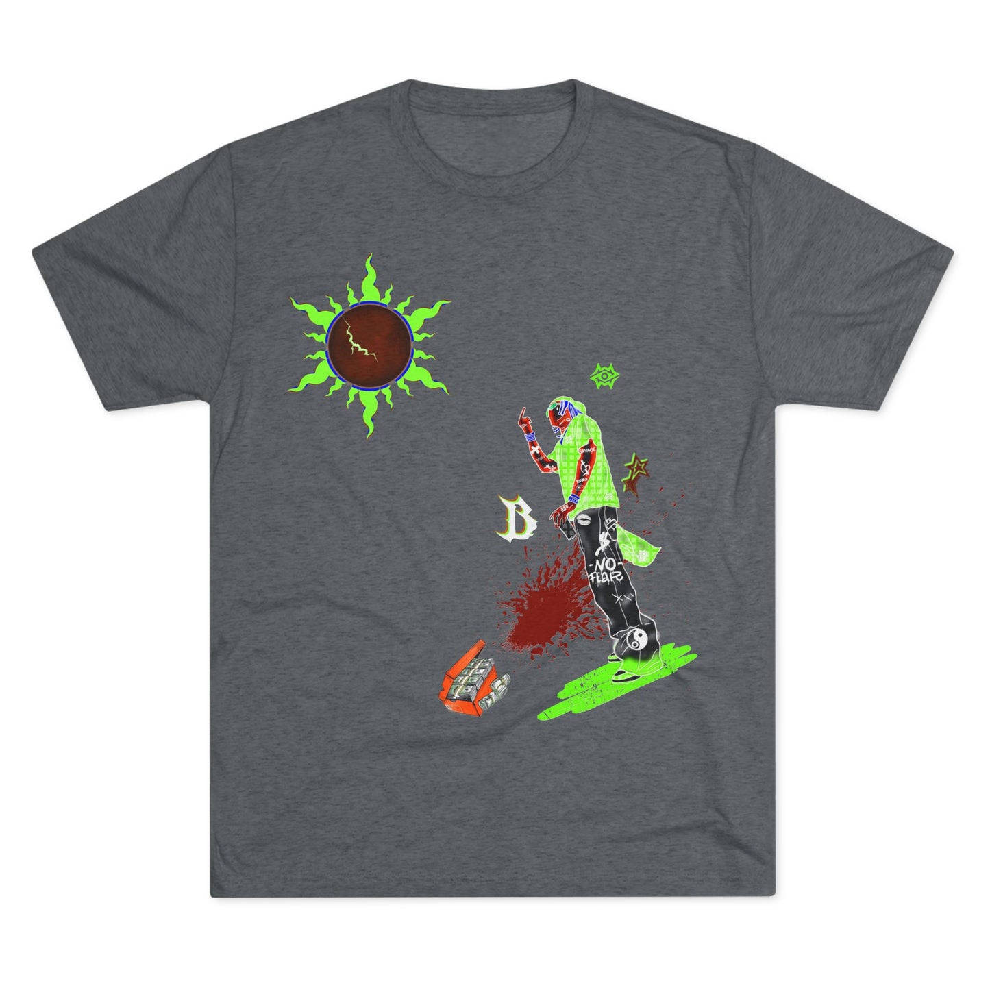 Tri Blend T-Shirt / The World Ruler