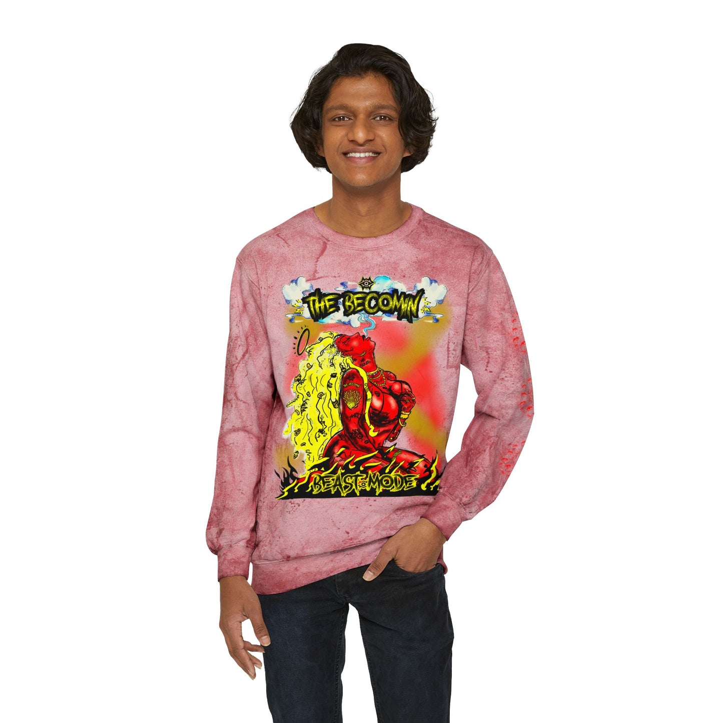 Color Blast Sweatshirt - Beast Mode