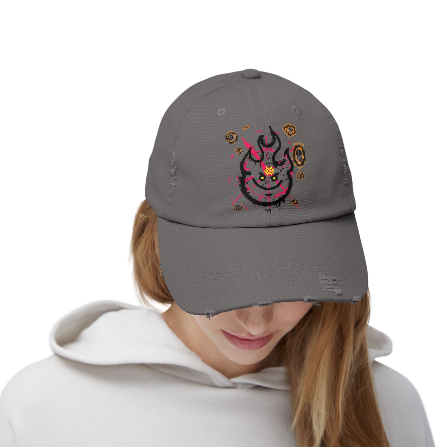 Distressed Cap-Inner Flames