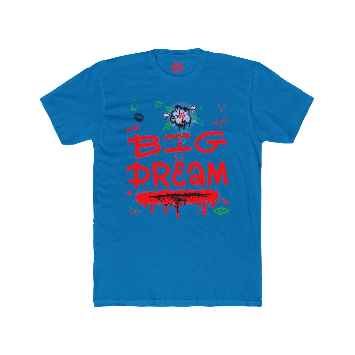 Cotton Crew Neck T-Shirt / Big Dream