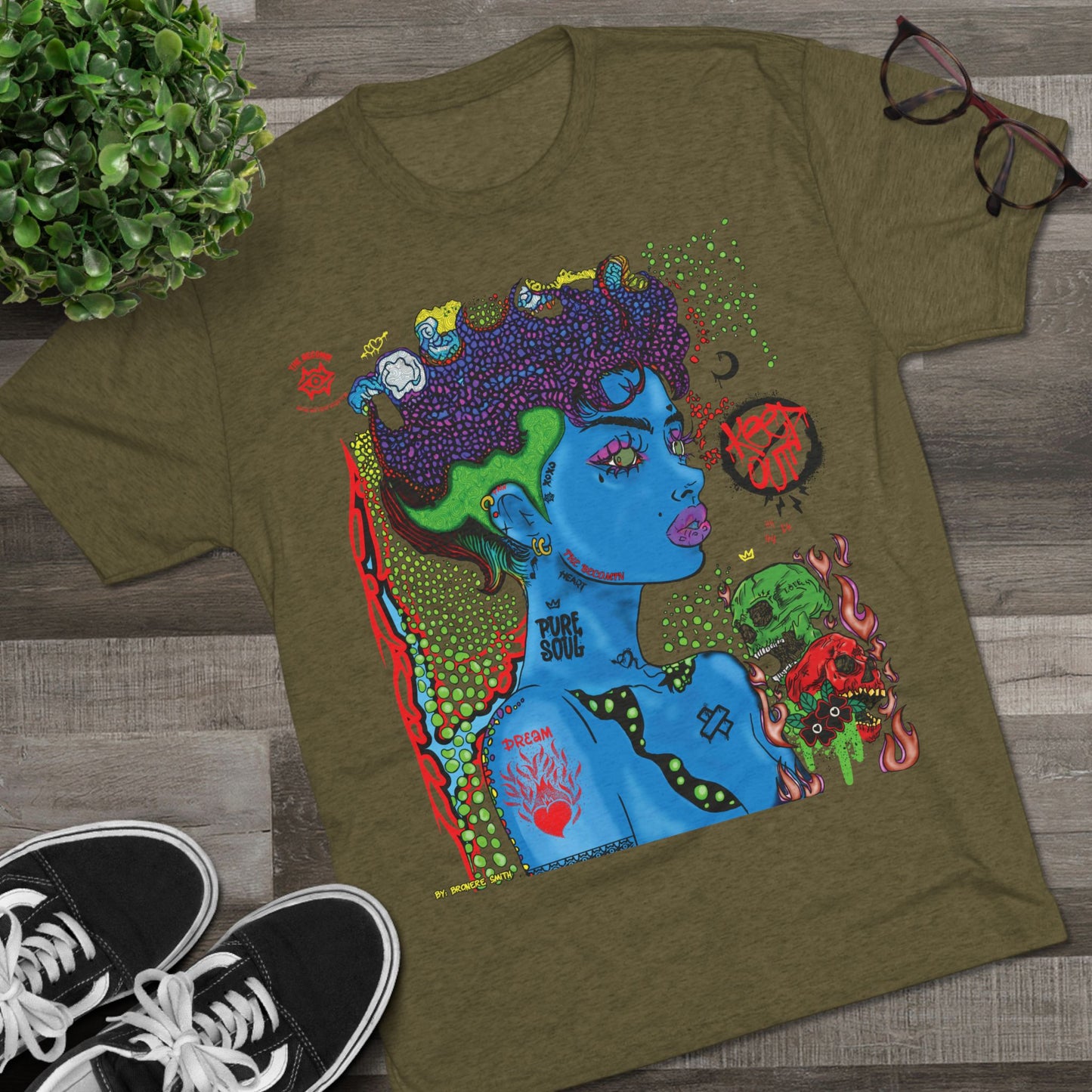 Tri-Blend T-Shirt/ Scorn Queen