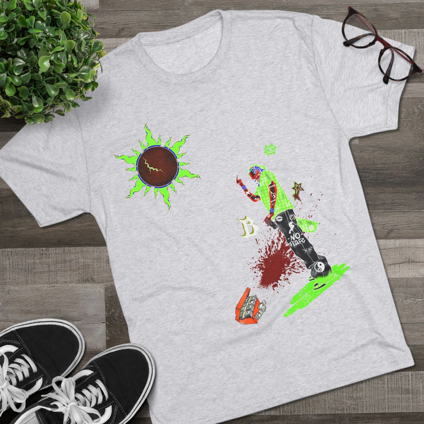 Tri Blend T-Shirt / The World Ruler