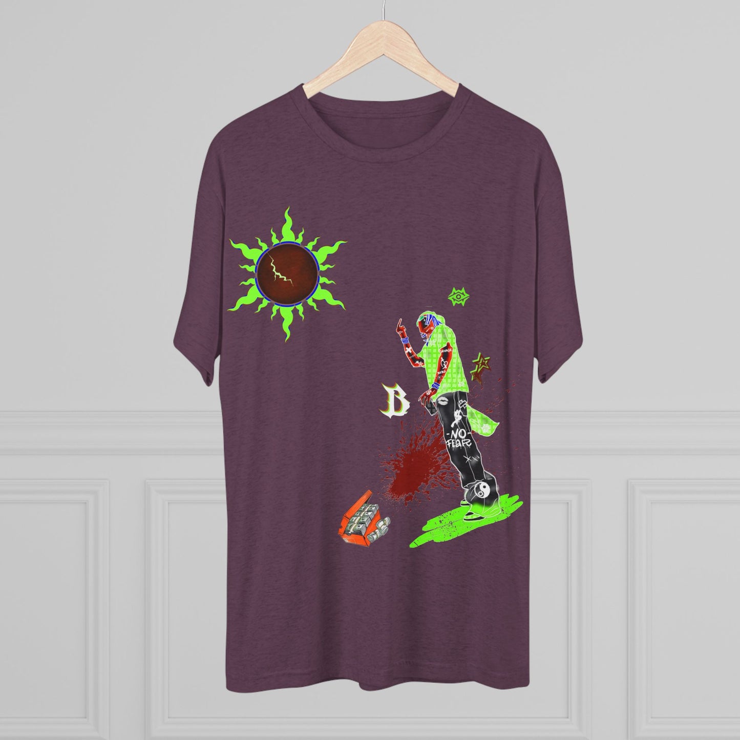 Tri Blend T-Shirt / The World Ruler