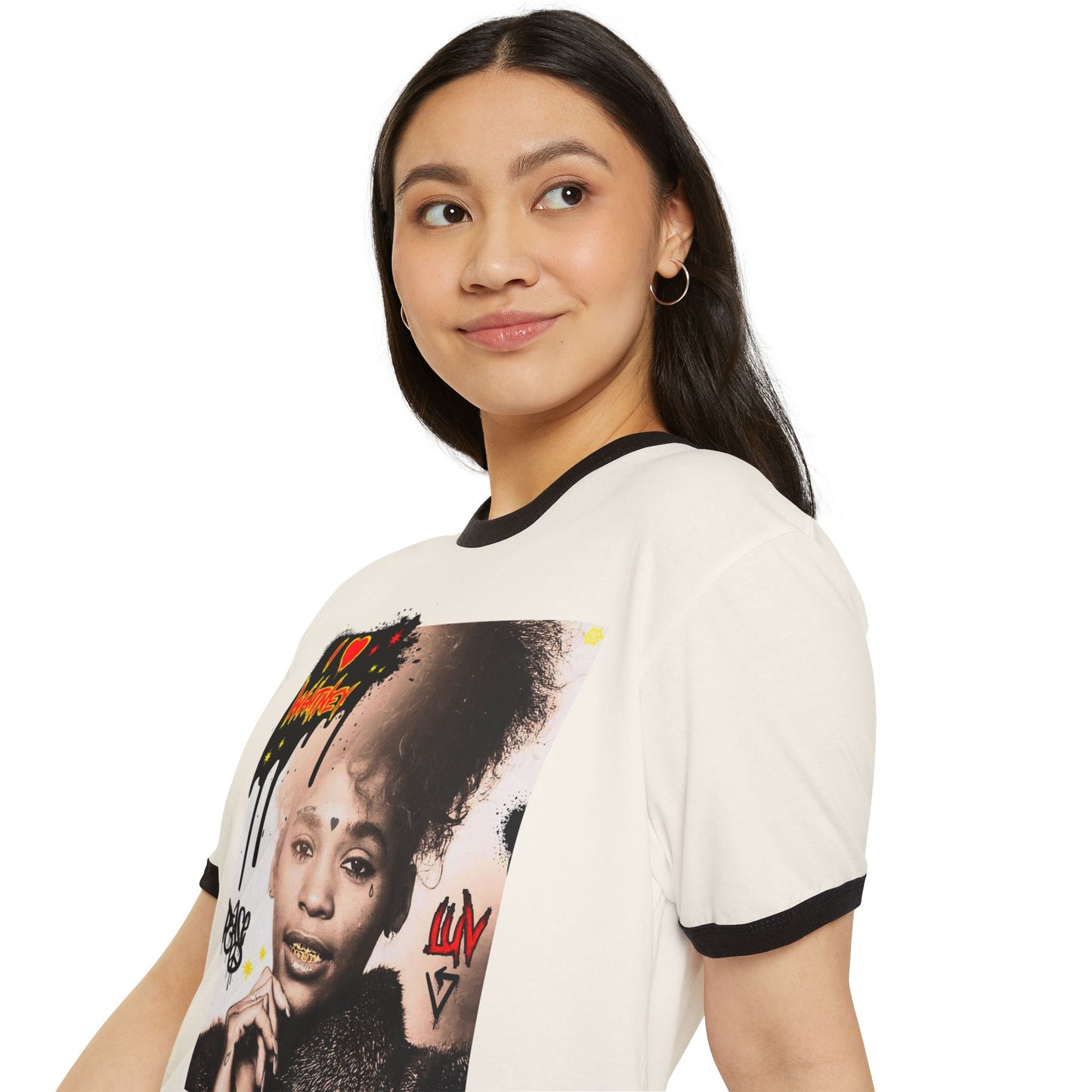 Ringer T-Shirt - I LUV WHITNEY