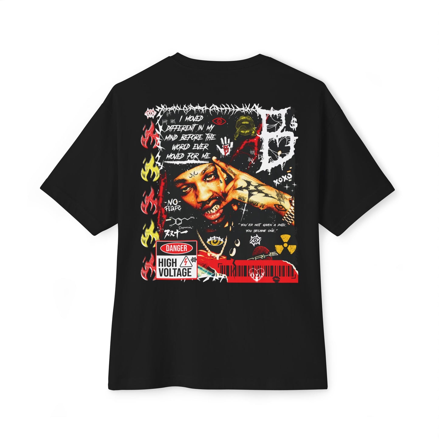 Oversized Boxy Tee- High Voltage