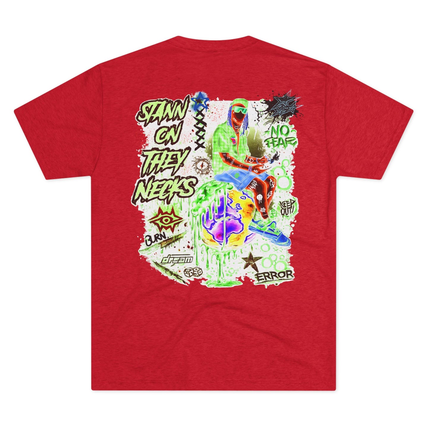 Tri Blend T-Shirt / The World Ruler
