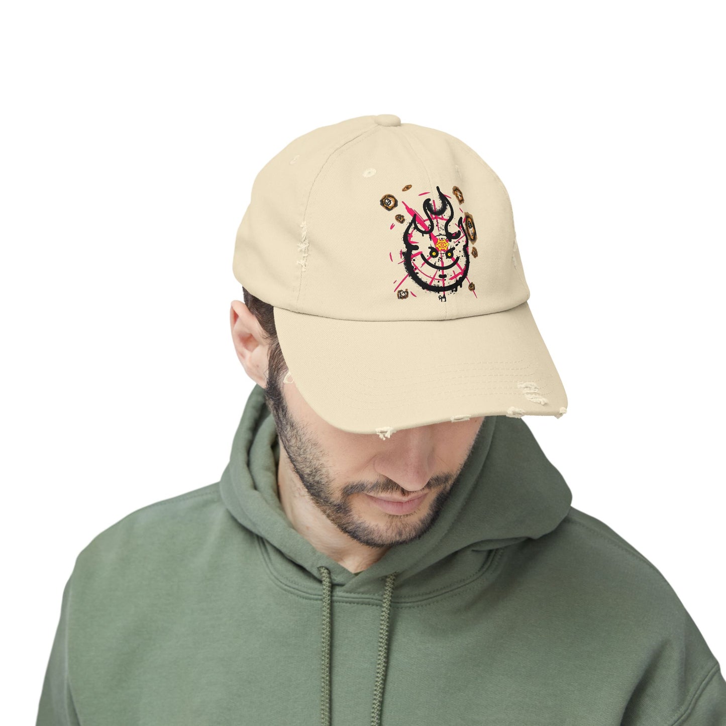 Distressed Cap-Inner Flames