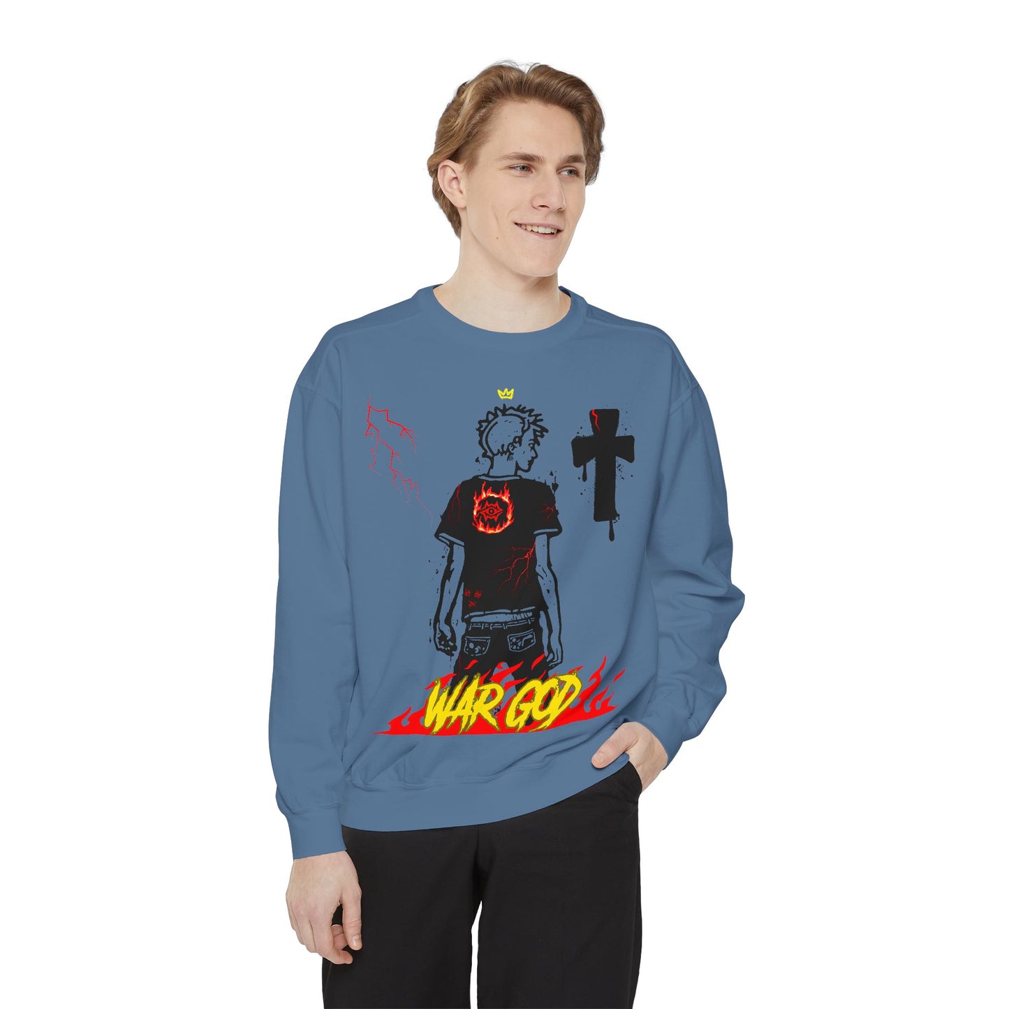 Dyed Sweatshirt /War God