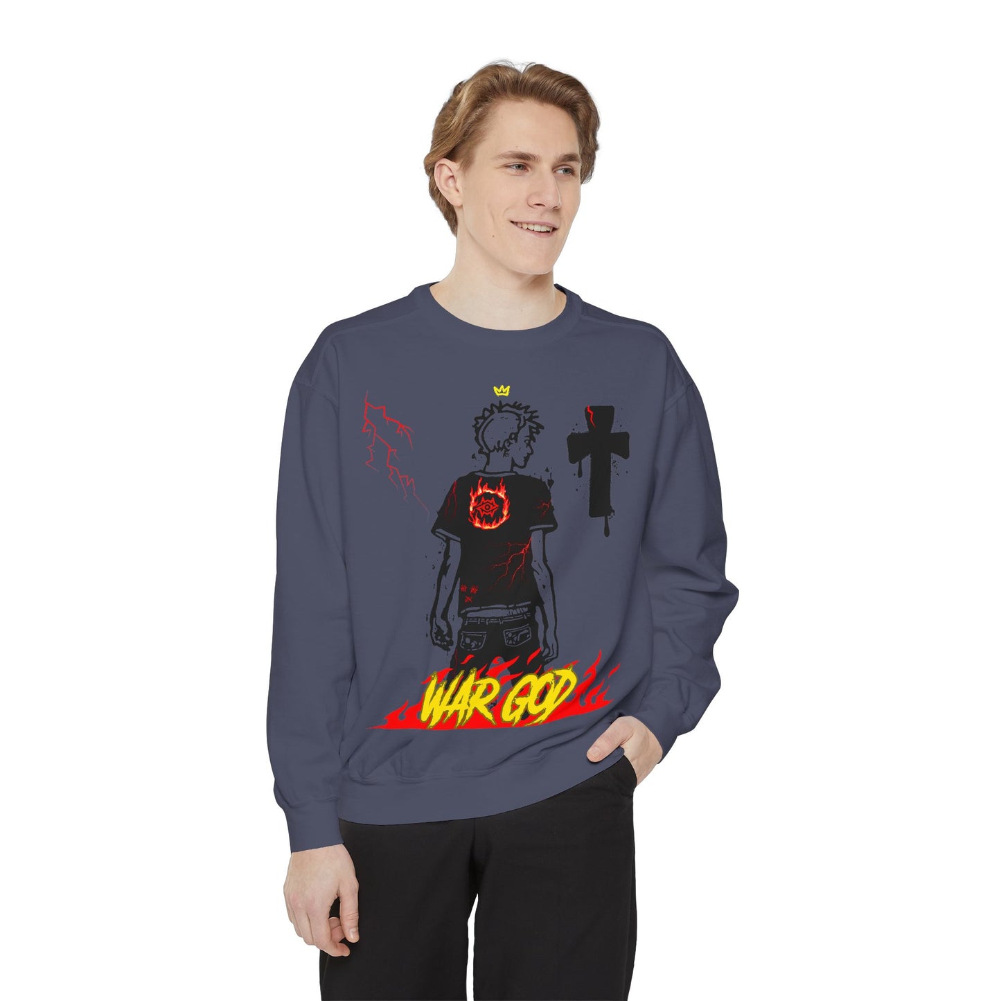 Dyed Sweatshirt /War God