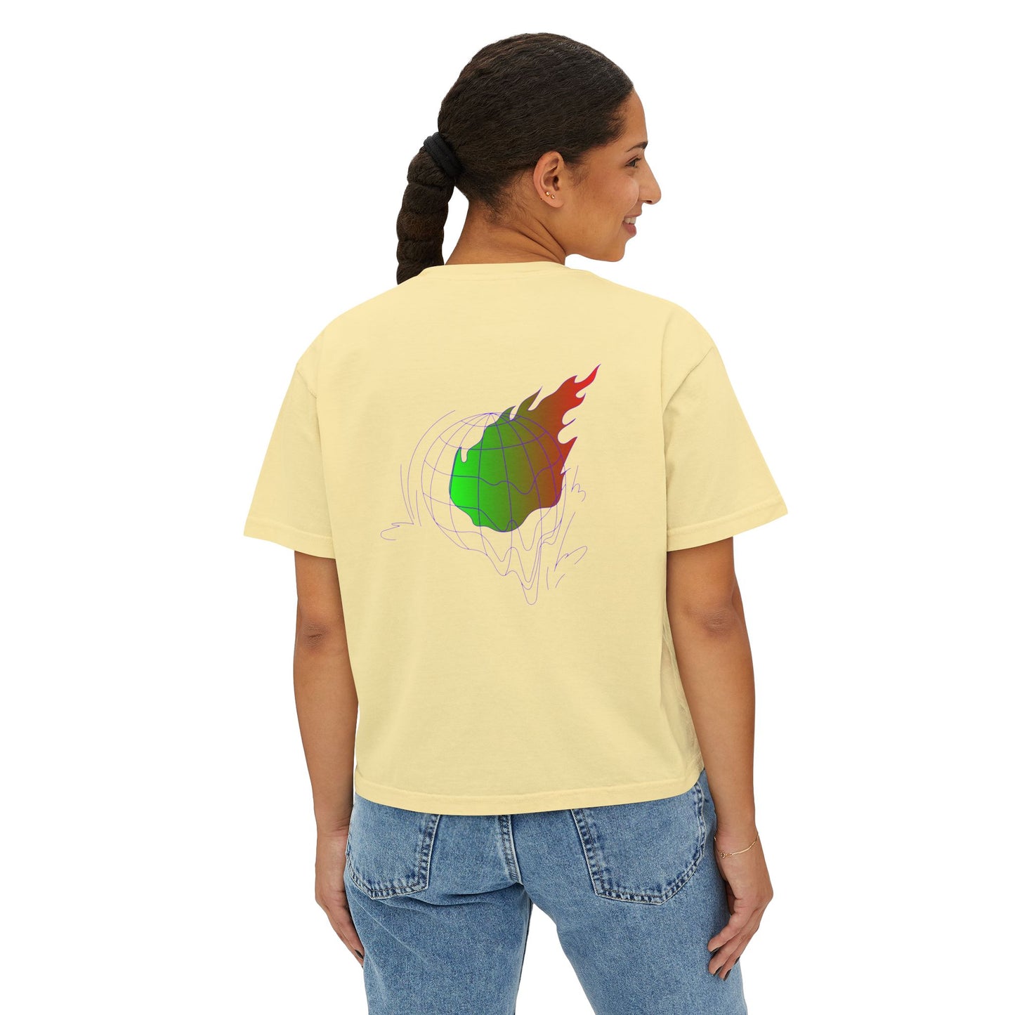 Boxy Tee - Retro Goddess