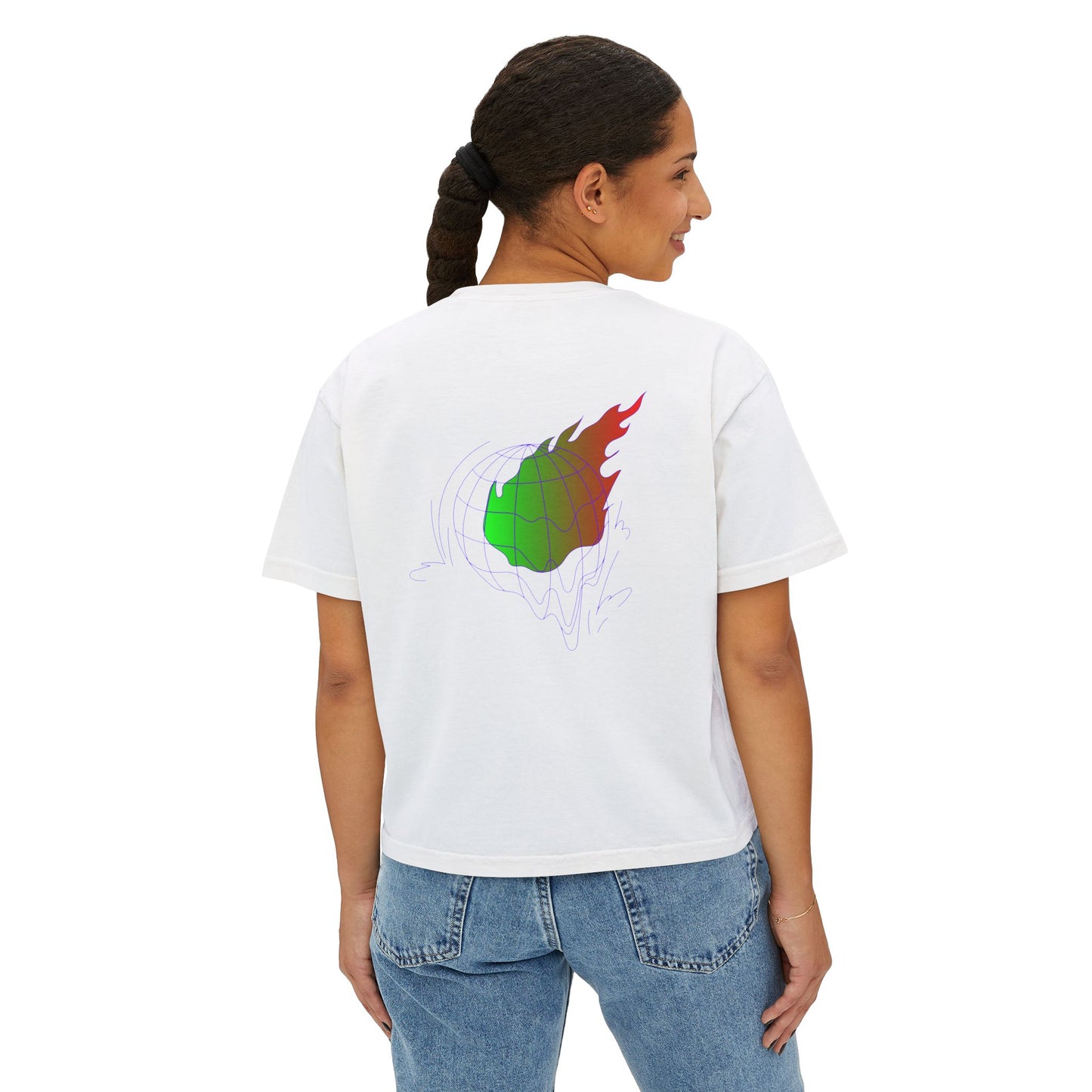 Boxy Tee - Retro Goddess
