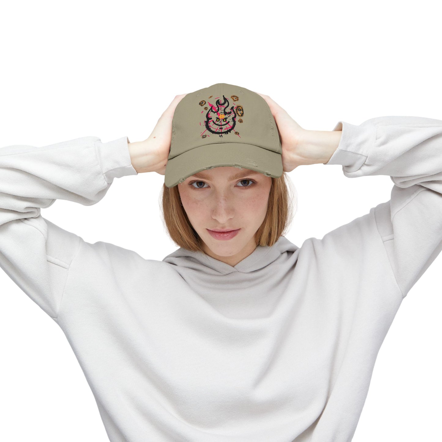 Distressed Cap-Inner Flames