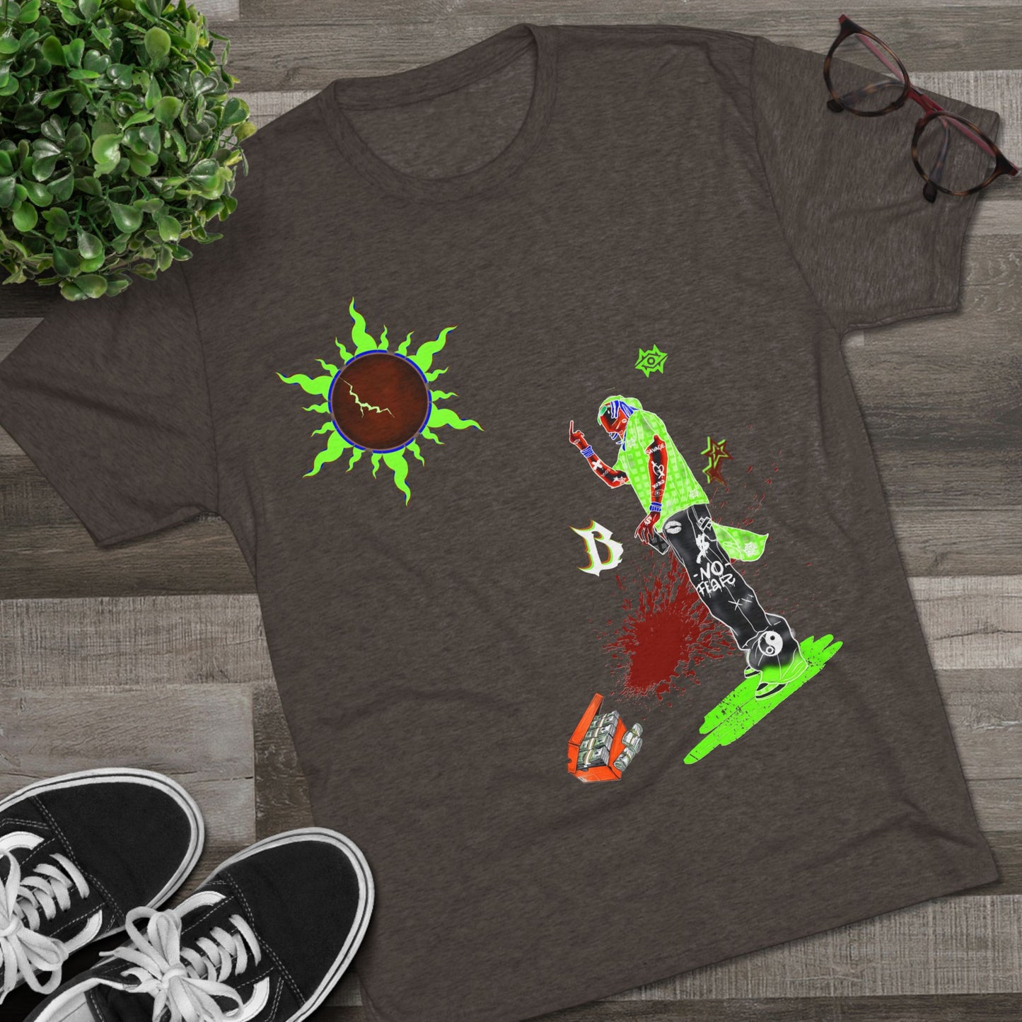 Tri Blend T-Shirt / The World Ruler