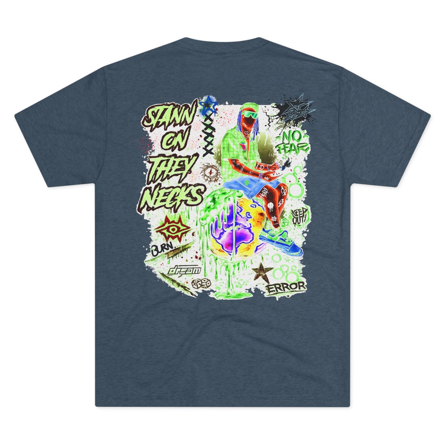 Tri Blend T-Shirt / The World Ruler