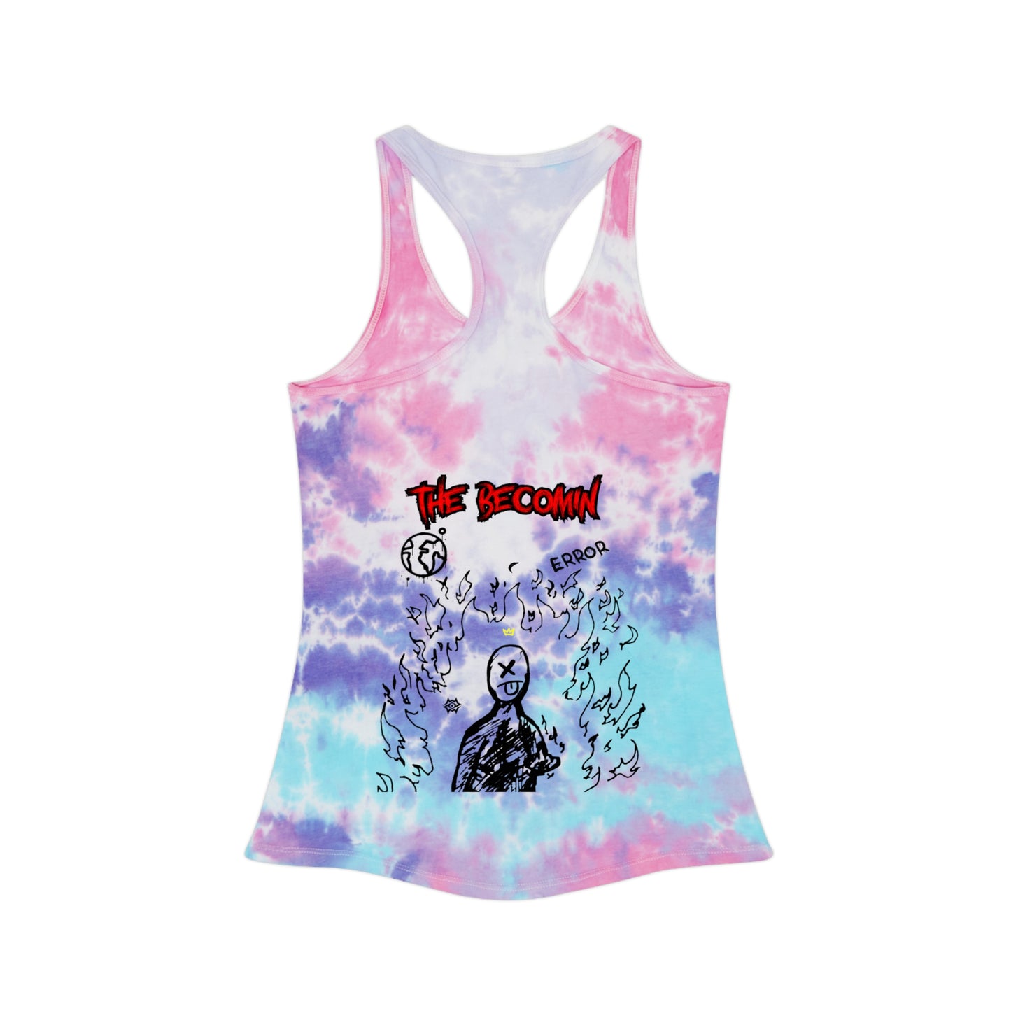 Tie Dye Racerback Tank Top - Beast Mode