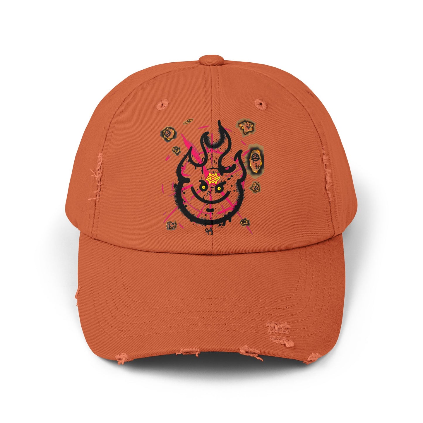 Distressed Cap-Inner Flames