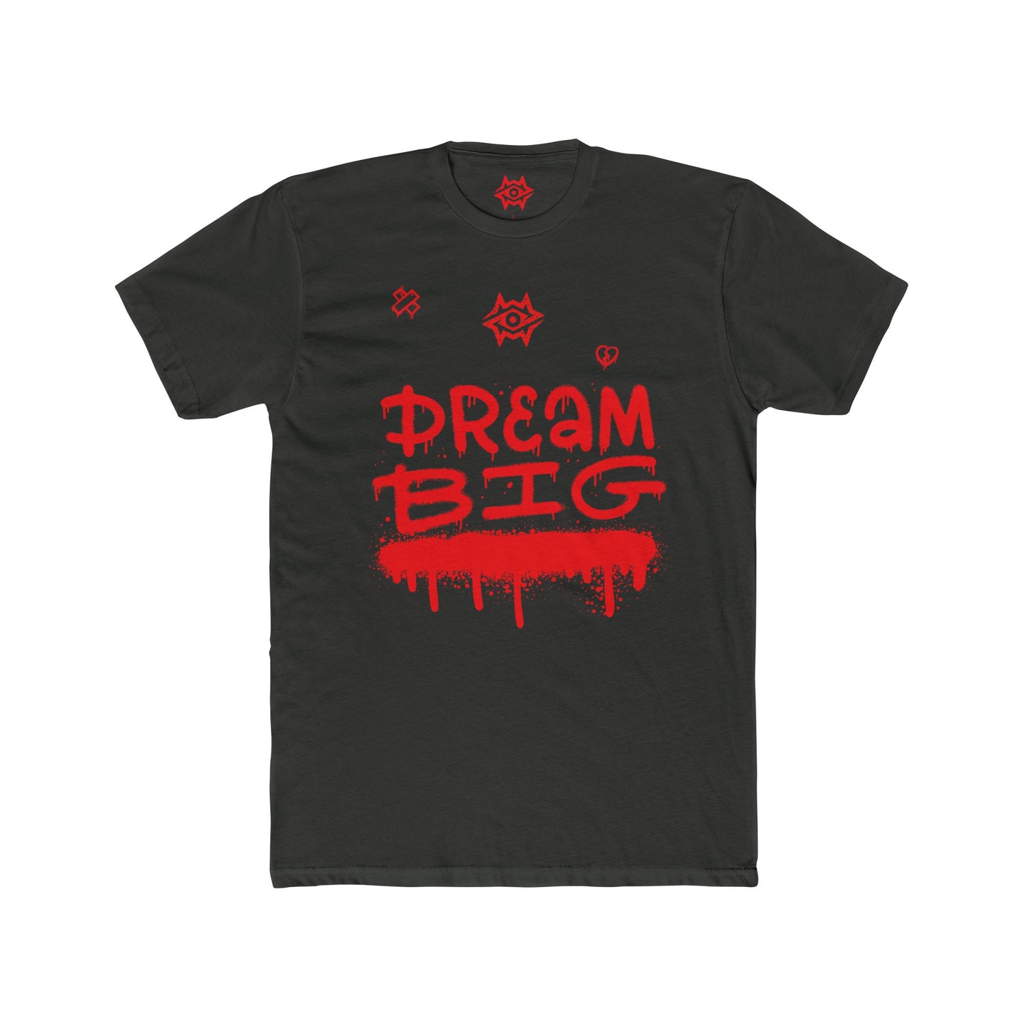 Cotton Crew Neck T-Shirt / Dream Big