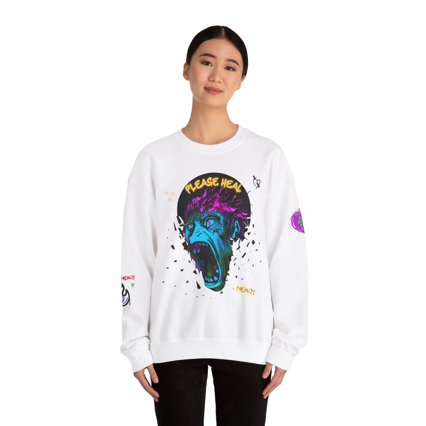 Crewneck Sweatshirt / Please Heal