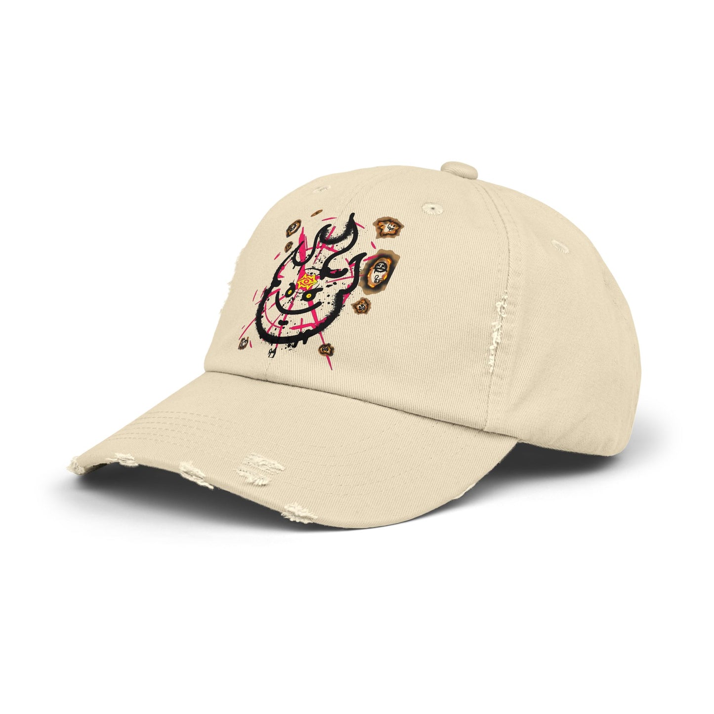 Distressed Cap-Inner Flames