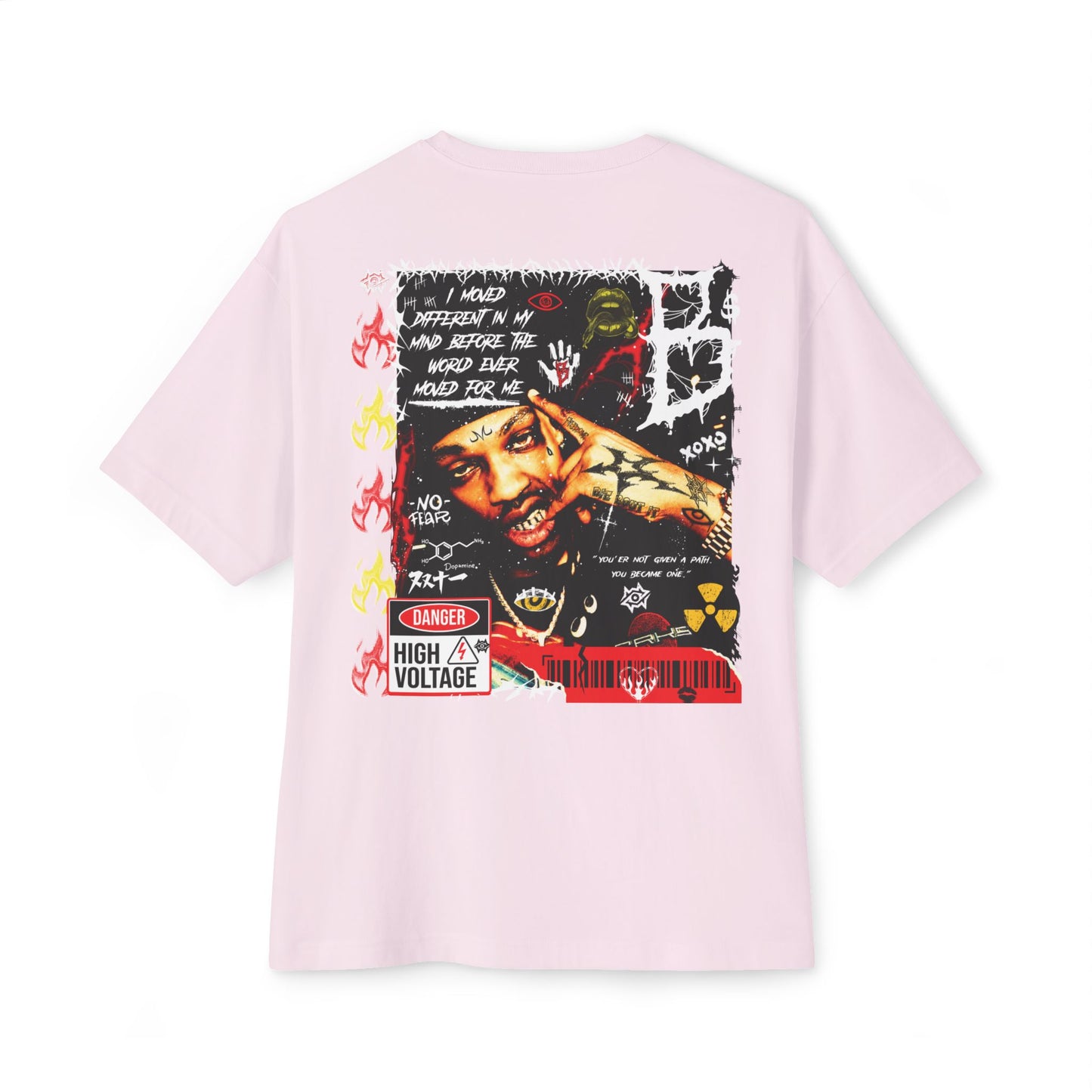 Oversized Boxy Tee- High Voltage