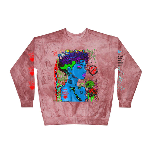 Color Blast Sweatshirt / Scorn Queen