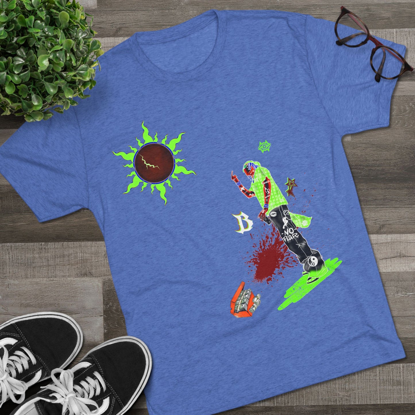 Tri Blend T-Shirt / The World Ruler