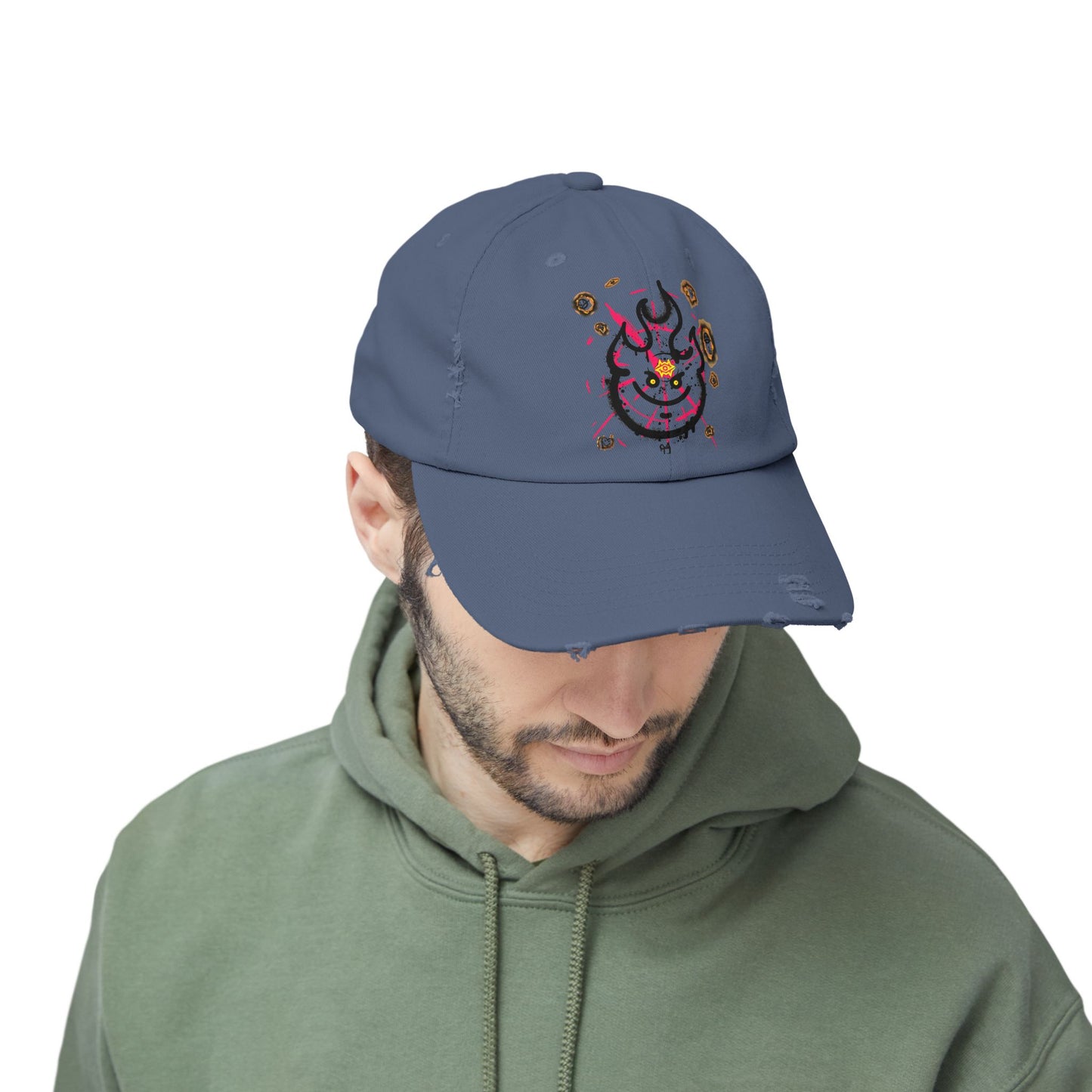 Distressed Cap-Inner Flames