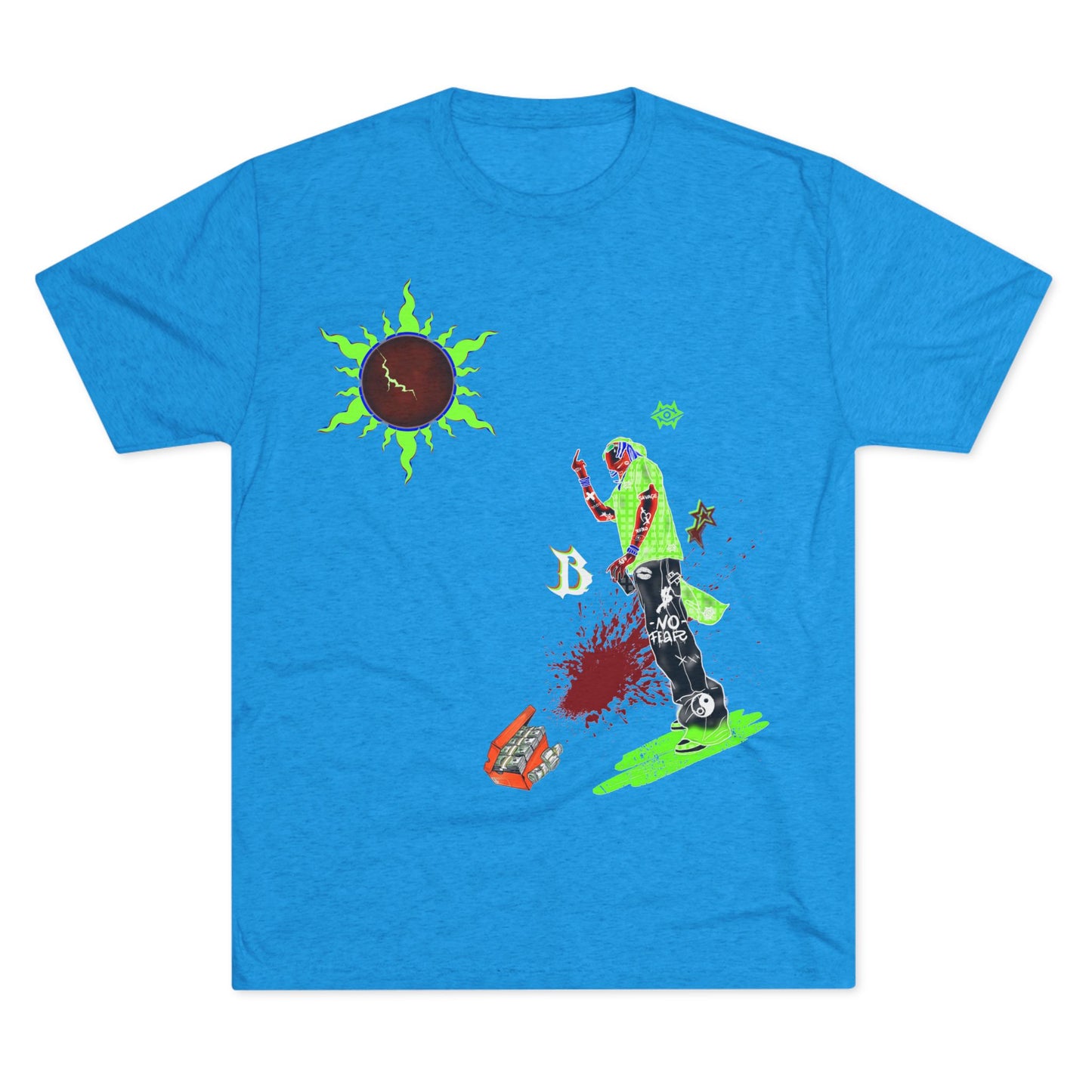 Tri Blend T-Shirt / The World Ruler